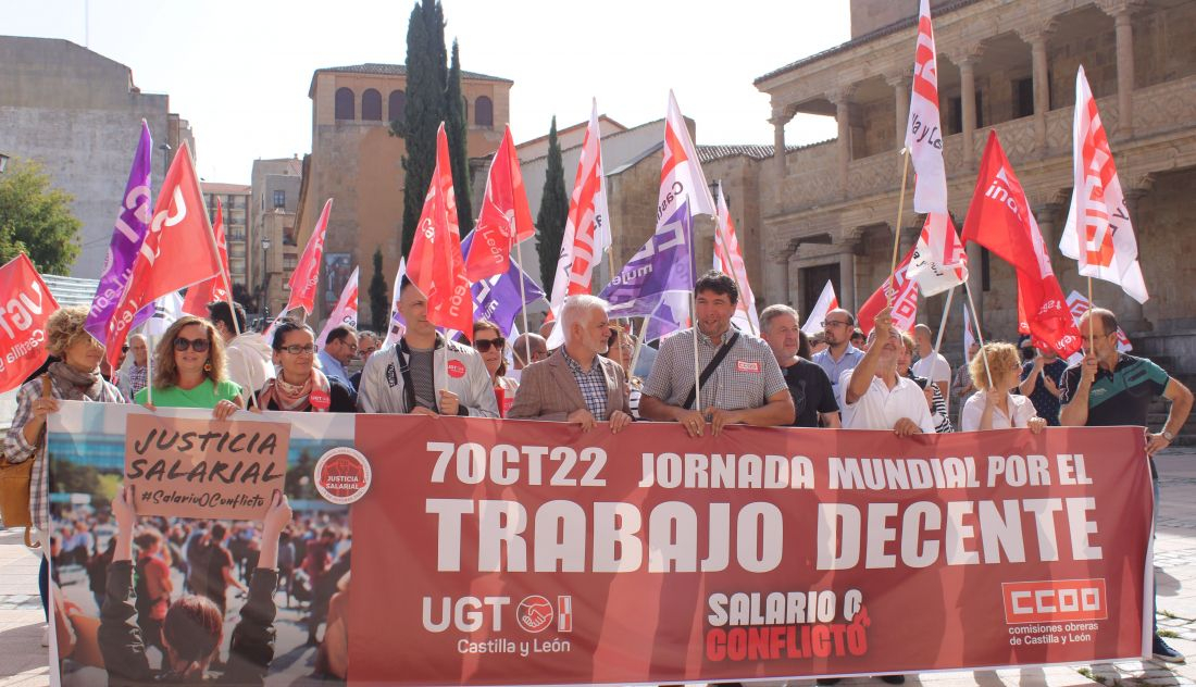 UGT Y CCOO Exigen En Salamanca Una Subida Salarial Digna Cada Vez Hay