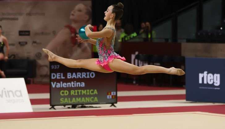 GALERÍA El Club Rítmica Salamanca destaca en el Campeonato de España