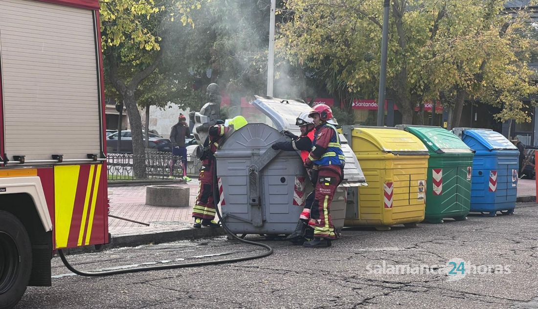 Galer A Susto En La Plaza De Los Bandos Por El Incendio De Un