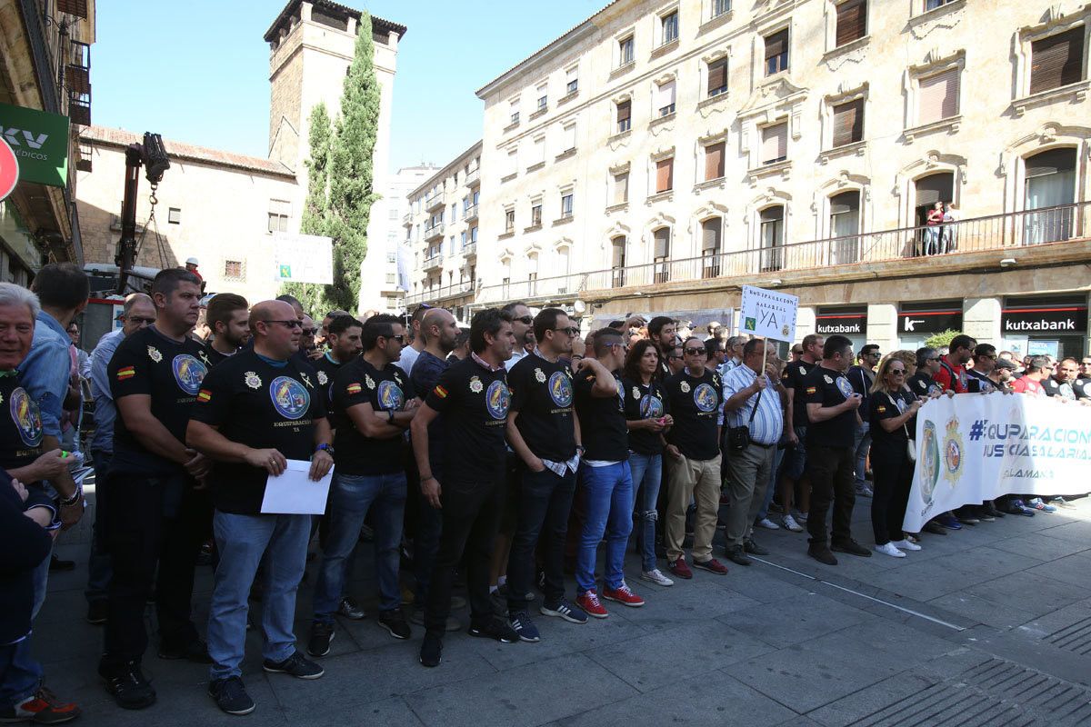 Policías Nacionales Y Guardias Civiles Reclaman Una Equiparación