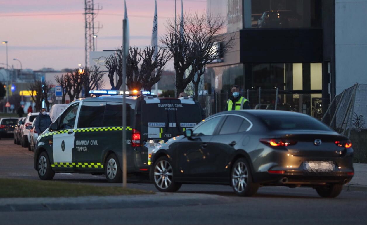 Un motorista herido en un accidente con una furgoneta en el polígono El Montalvo