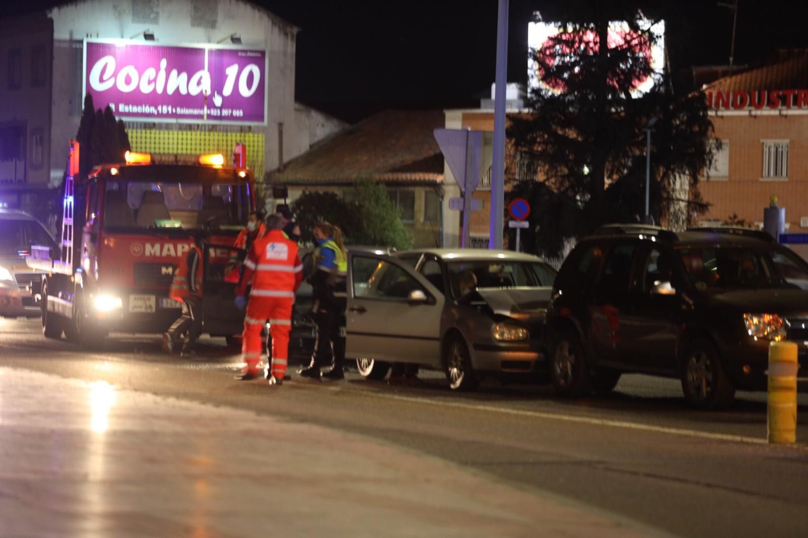 Accidente En Cadena En Santa Marta De Tormes