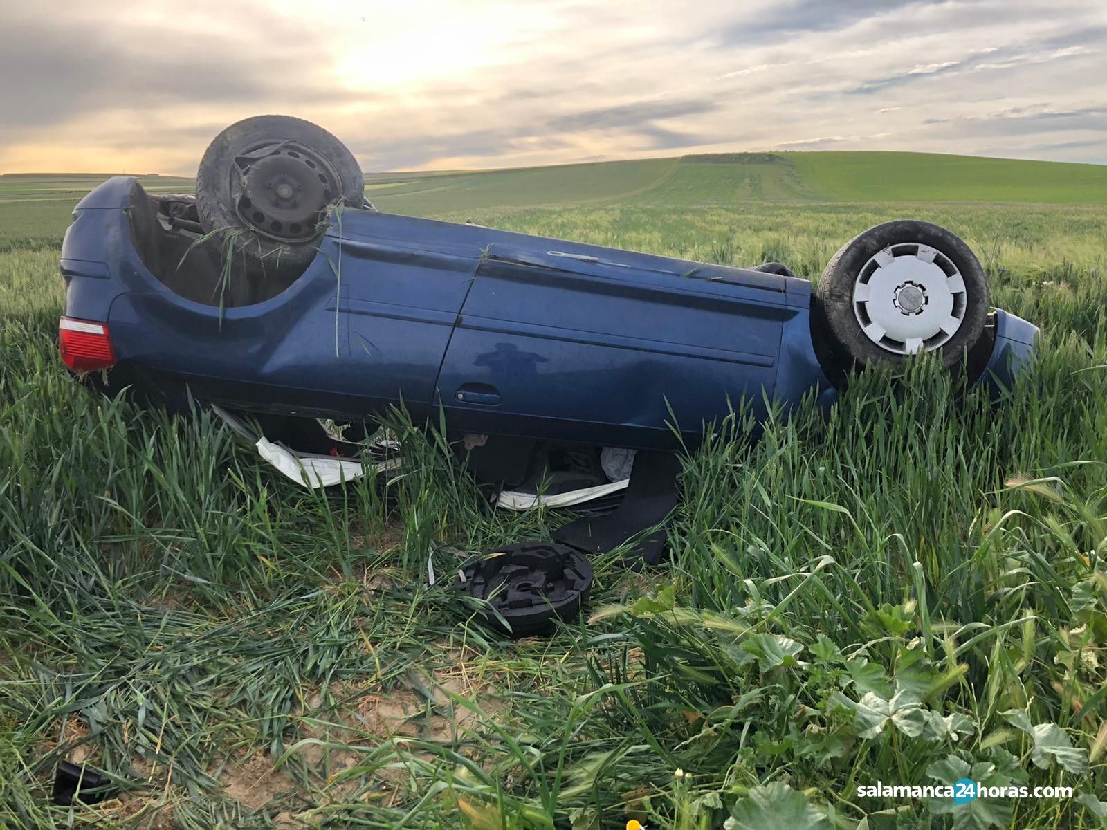 GALARÍA | Accidente entre Villares y Monterrubio