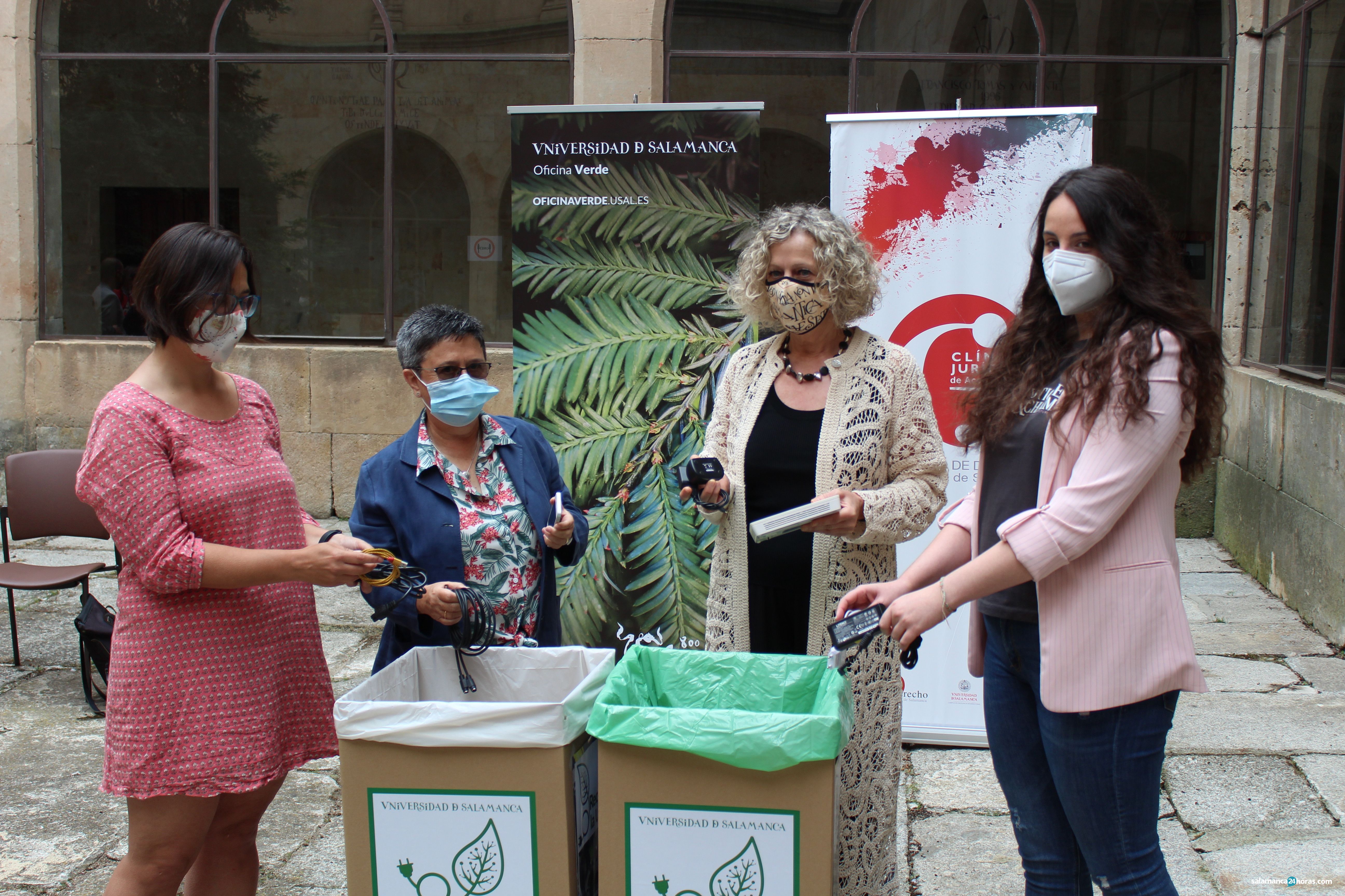 La nueva campaña de reciclaje de la USAL, centrada en los aparatos tecnológicos y electrónicos