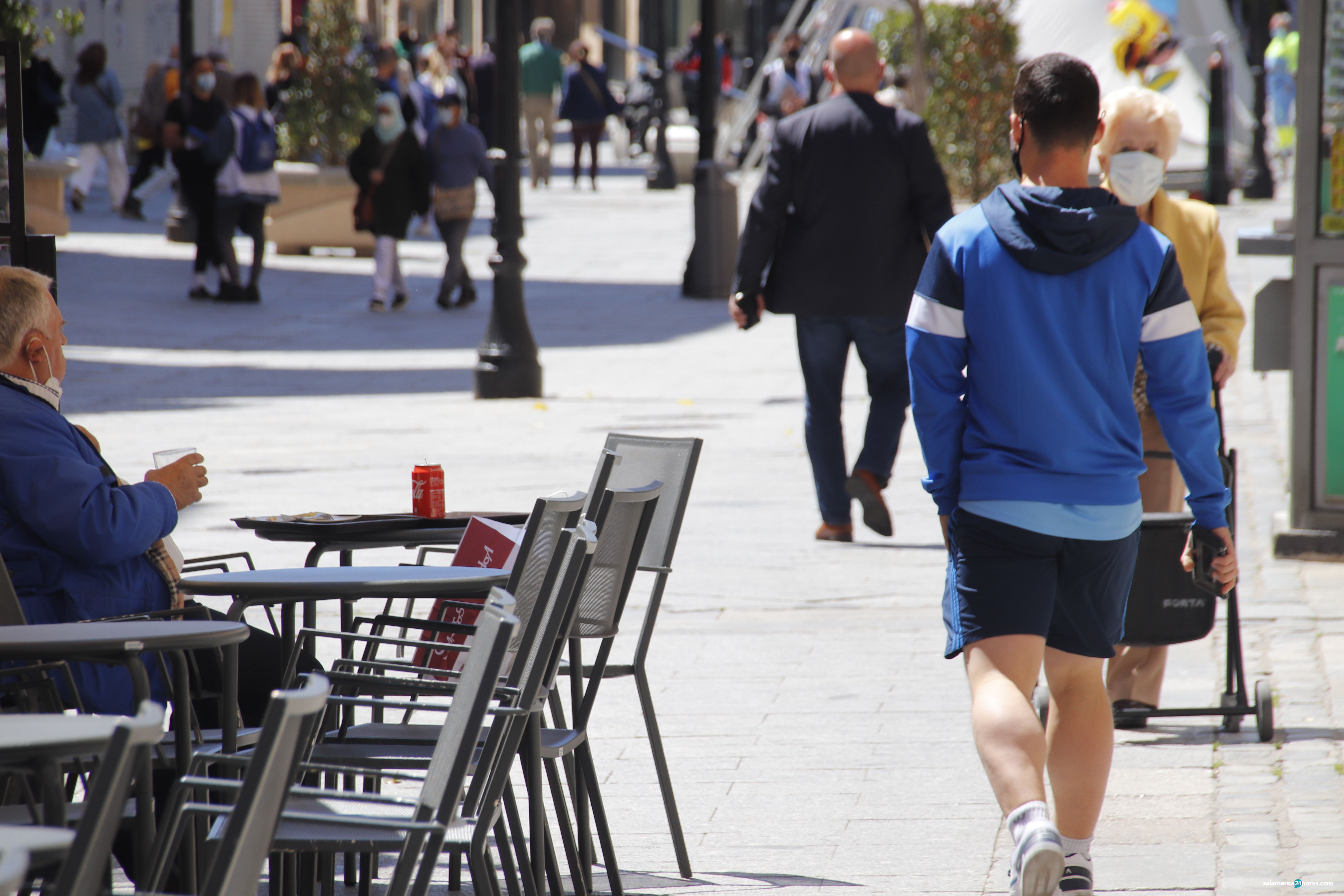 Los contagios detectados en Salamanca, 28 este martes, continúan bajando en relación con las últimas dos semanas