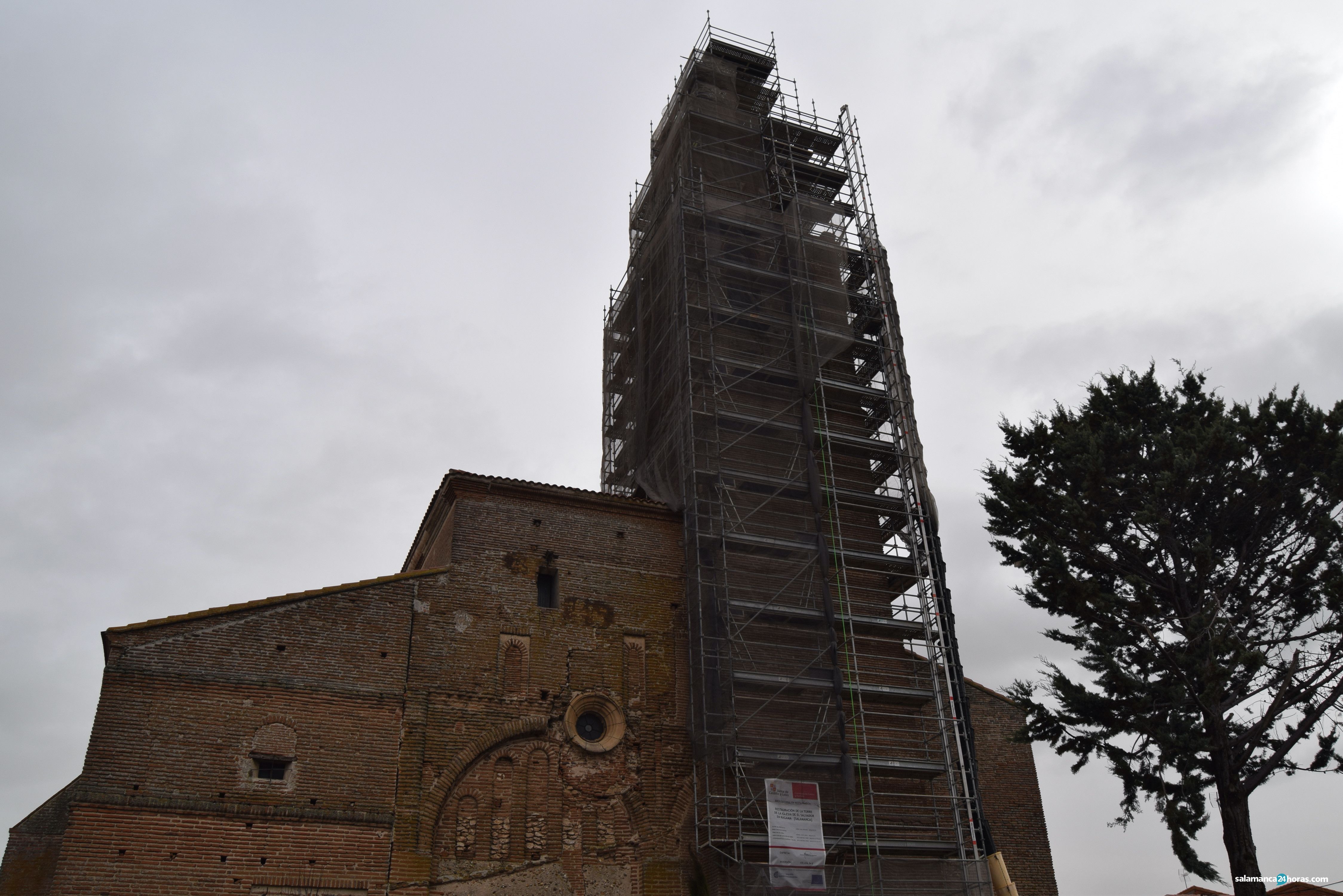 La Junta restaura la torre de la iglesia de Rágama con una inversión de 155.000 euros