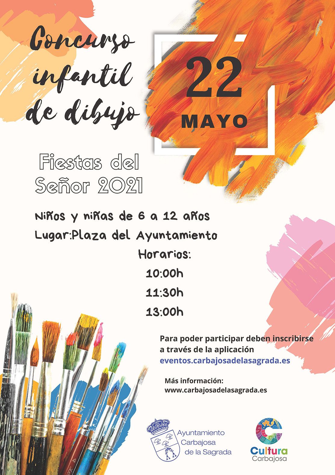 El Ayuntamiento de Carbajosa convoca un concurso de dibujo infantil para elegir el cartel de las Fiestas del Señor