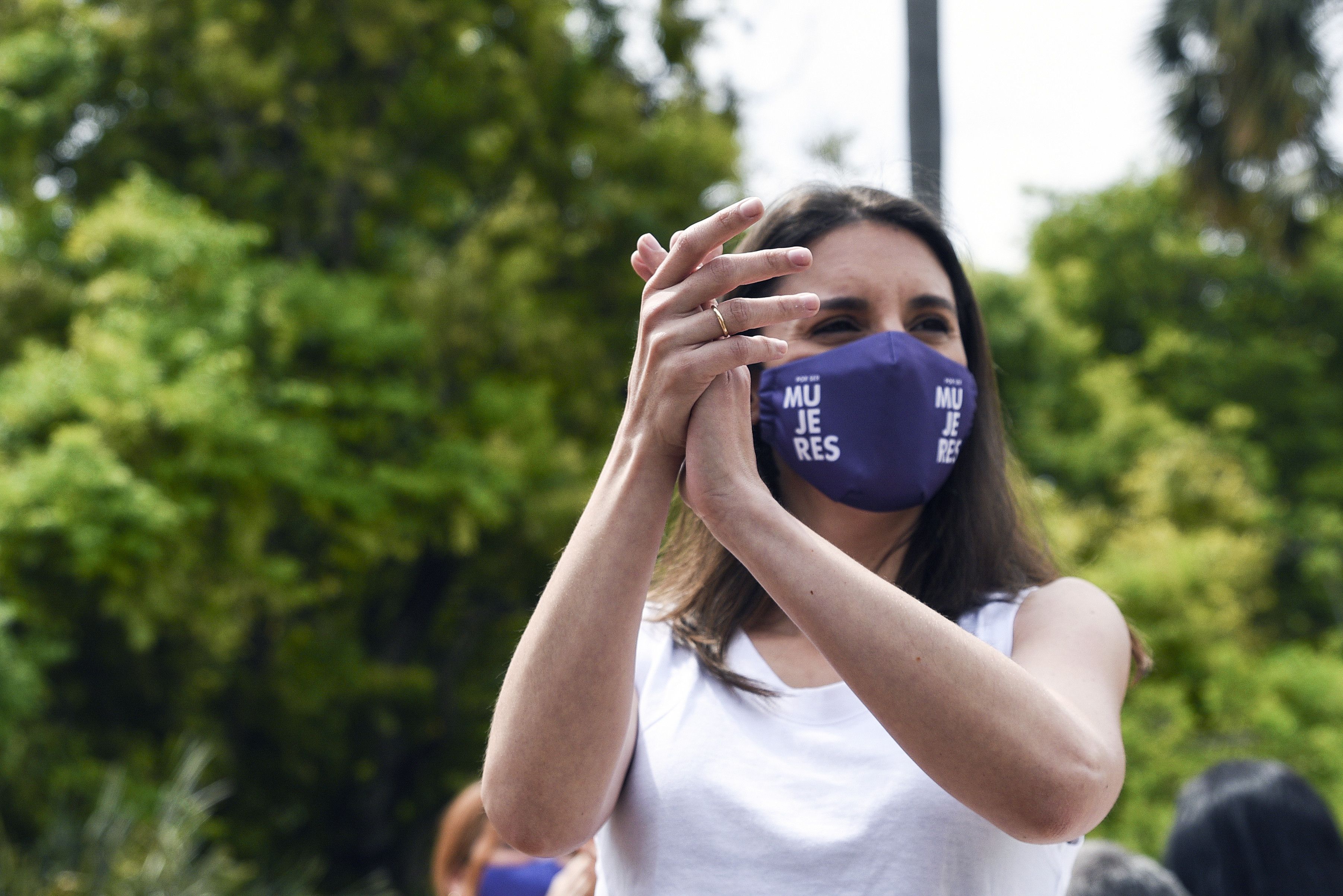 Irene Montero ve relación entre el "repunte" de asesinatos machistas de esta semana y el fin del estado de alarma