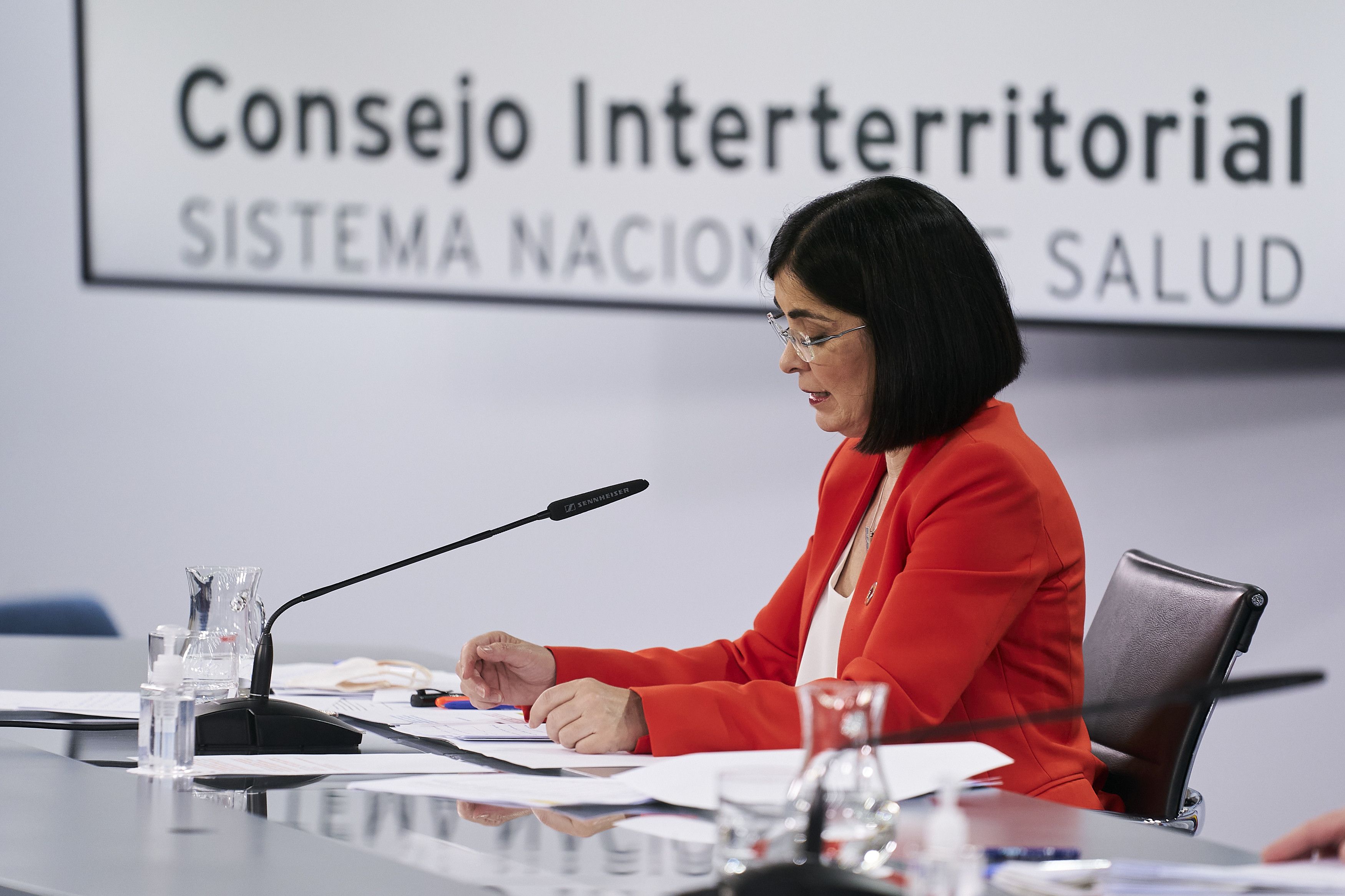 La ministra de Sanidad, Carolina Darias