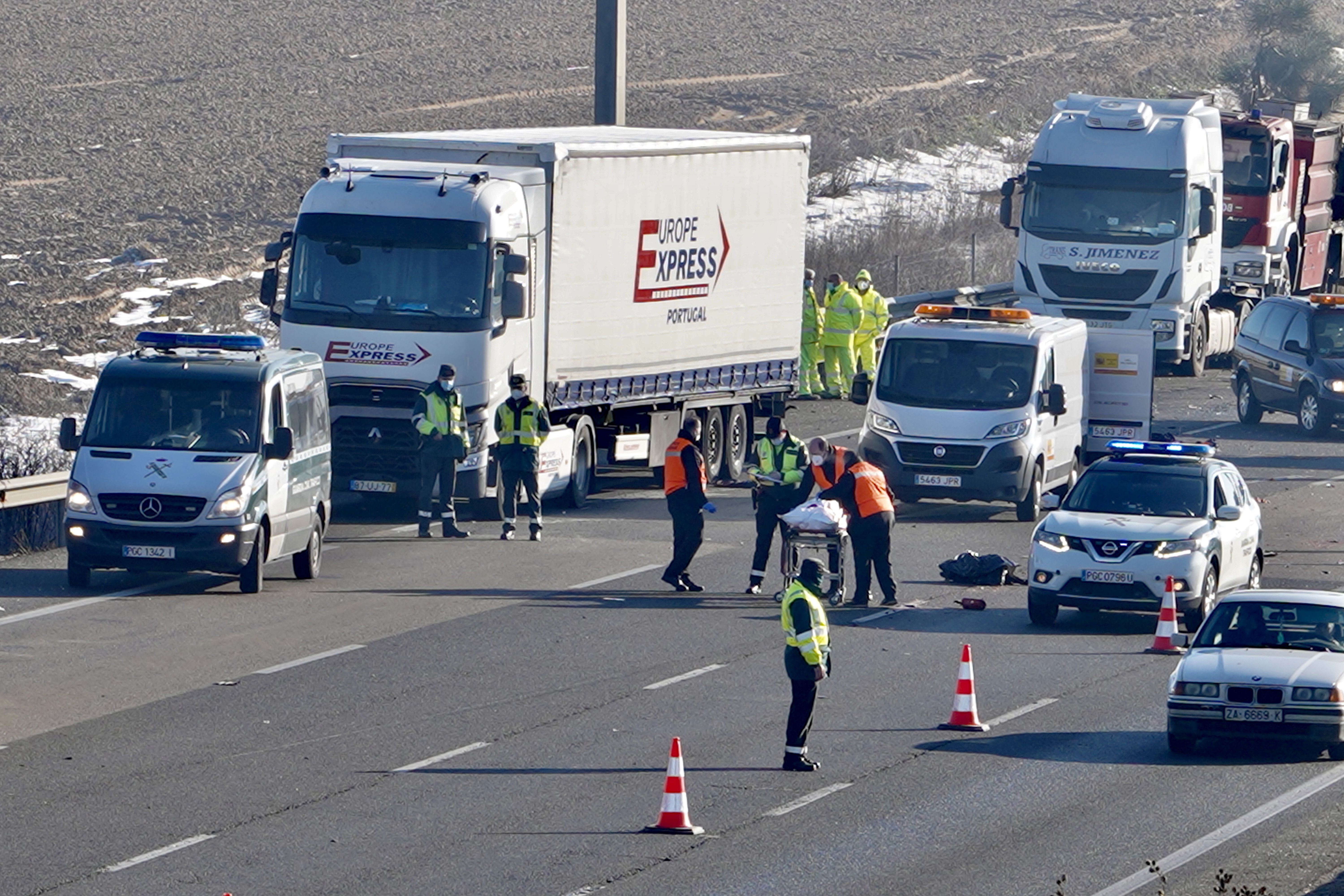 Imagen de archivo de un accidente en Tordesillas