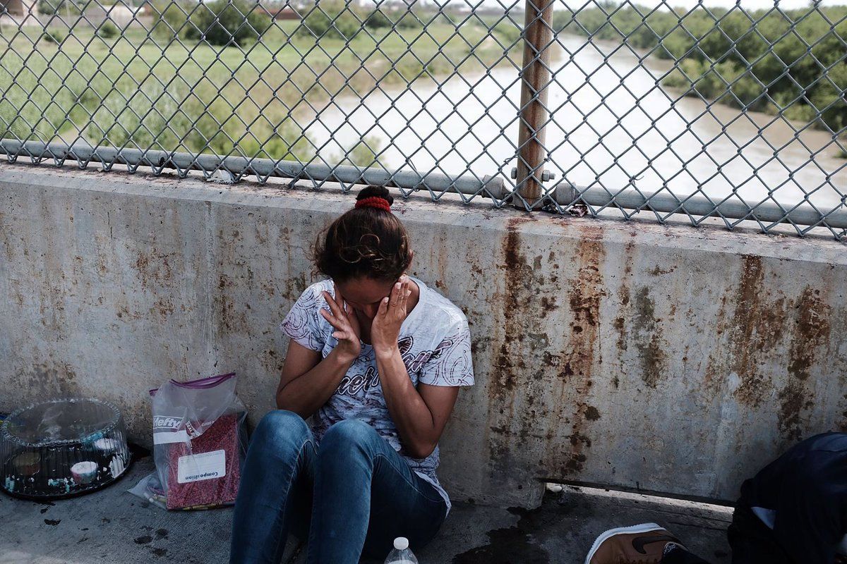 Foto de archivo de una mujer migrante | Imagen: EP