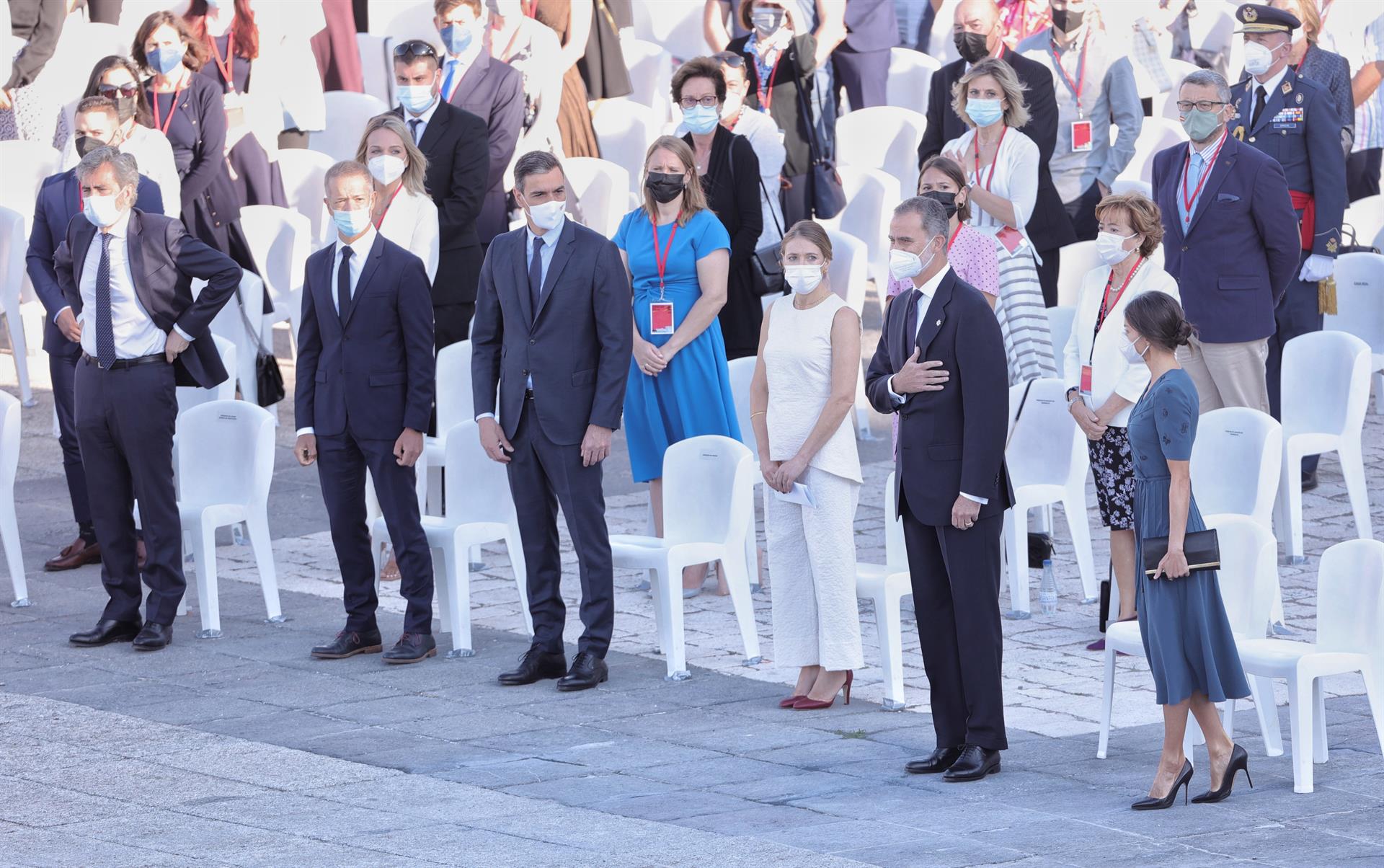 Homenaje de Estado a las víctimas del COVID en el Palacio Real. EP