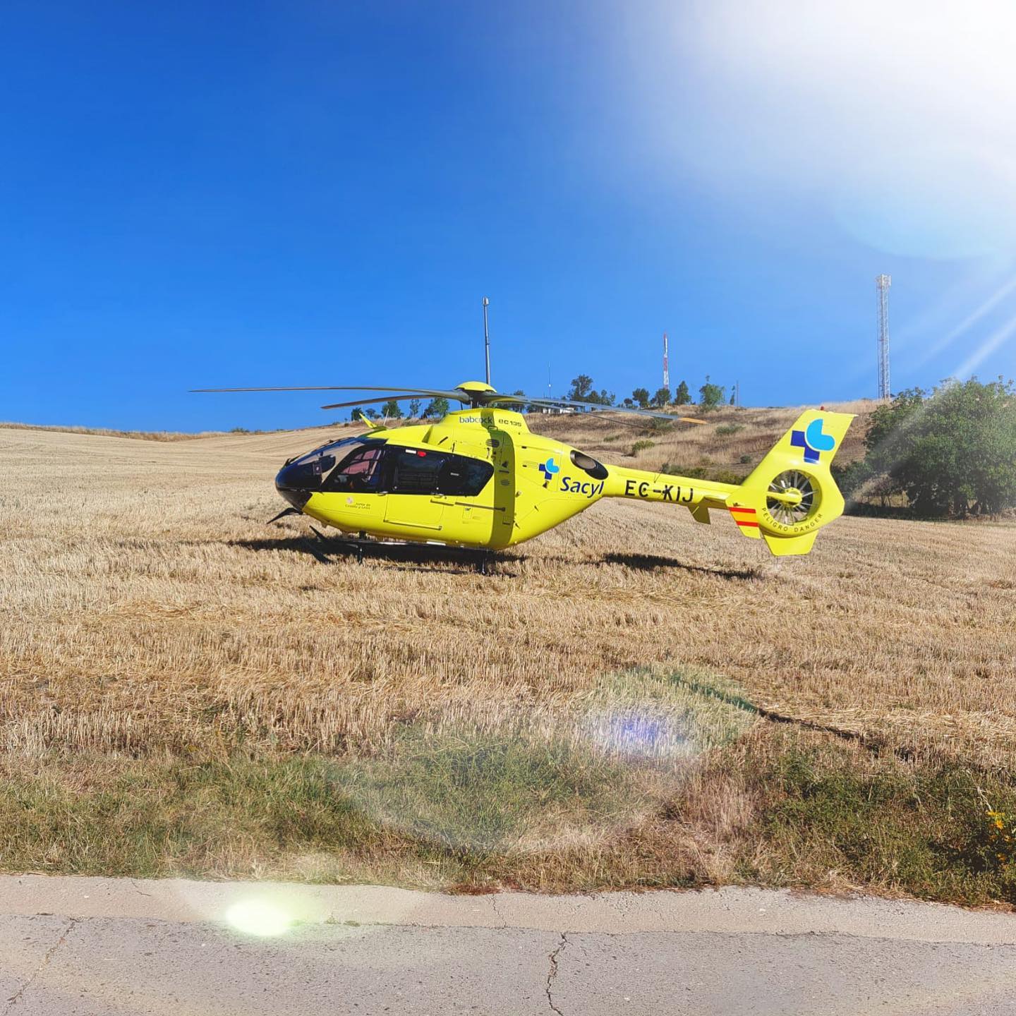 Helicóptero medicalizado | Foto archivo 