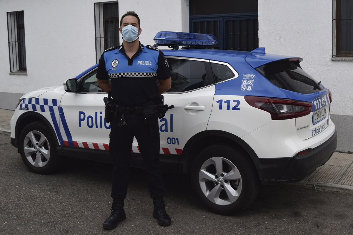 Eugenio Álvarez, nuevo oficial de la Policía Local de Peñaranda