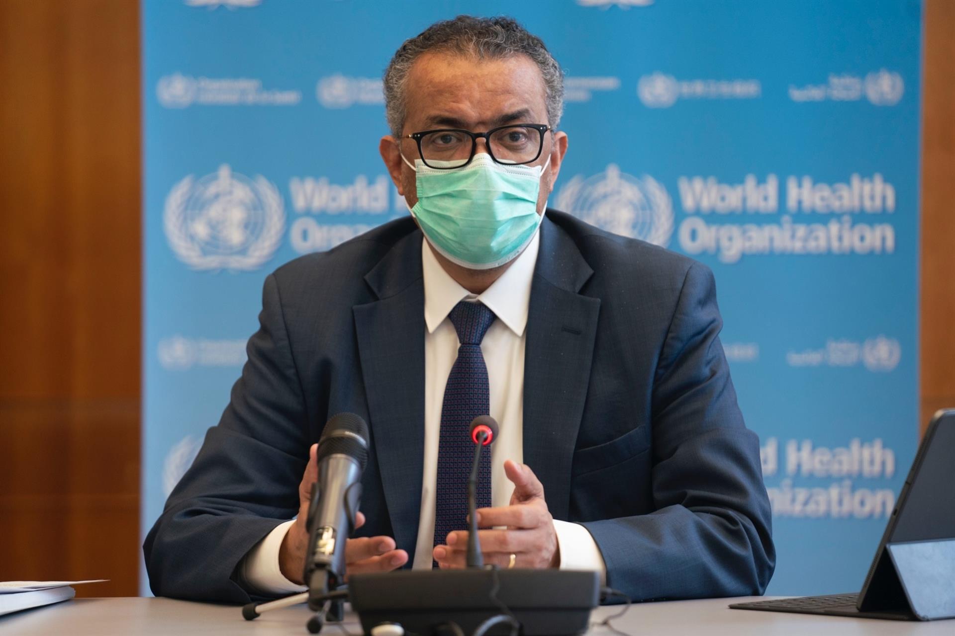 El director general de la Organización Mundial de la Salud (OMS), Tedros Adhanom Ghebreyesus | FOTO EP