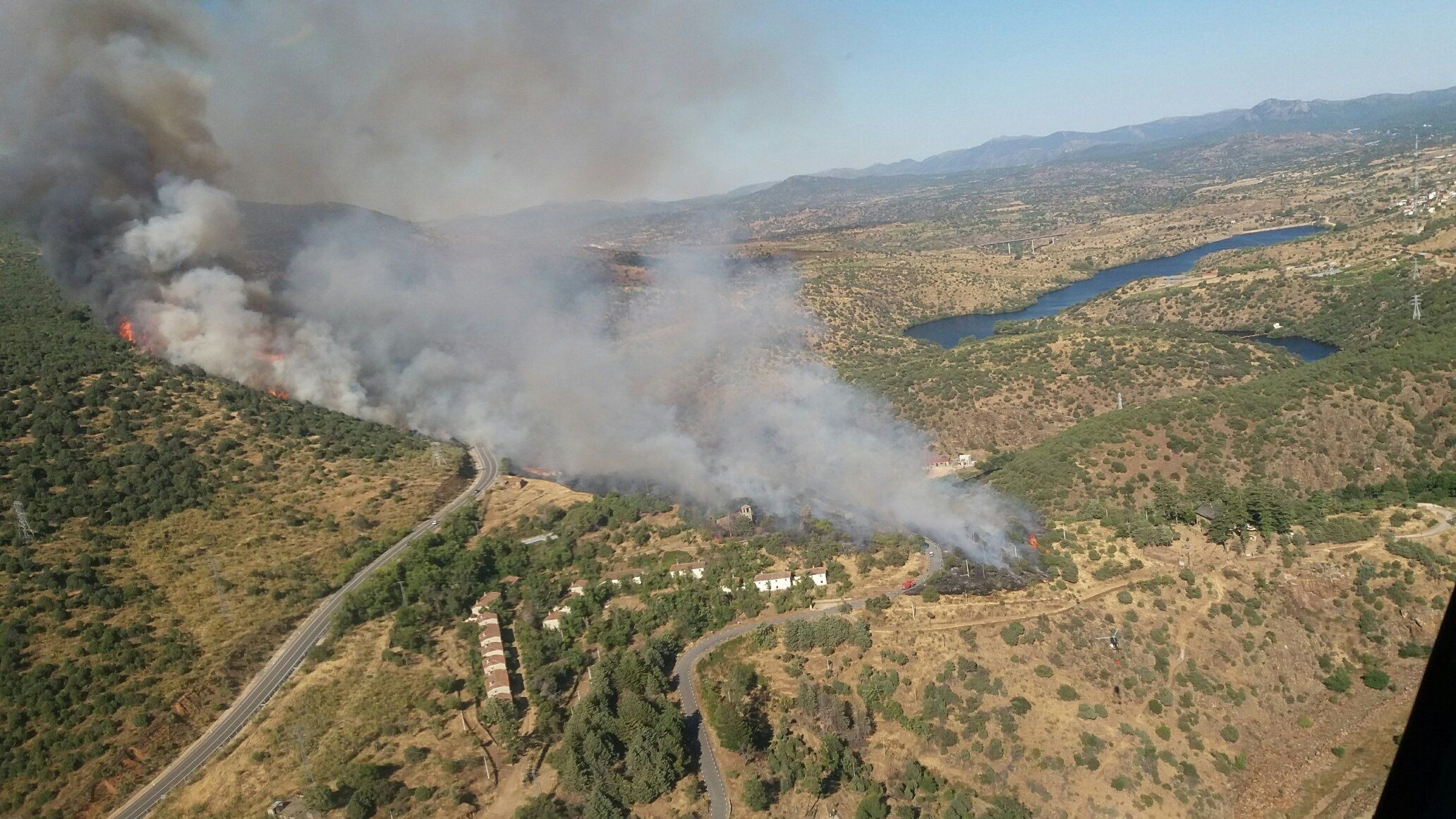 Incendio en El Tiemblo | Foto: JCYL