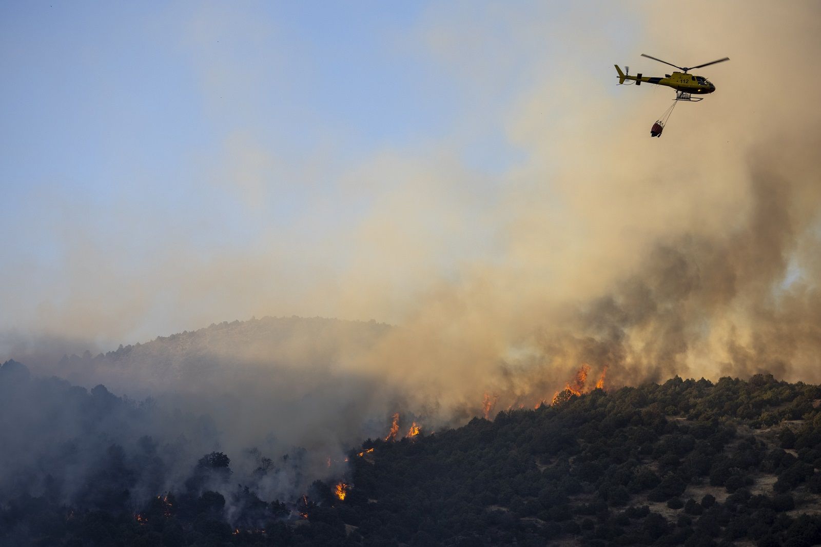 Incendio forestal en El Tiemblo | Foto: Archivo ICAL