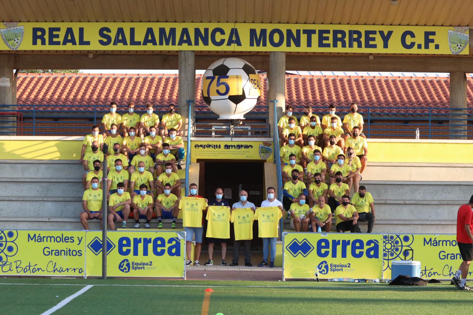 Foto de la plantilla del Real Salamanca Monterrey C.F.