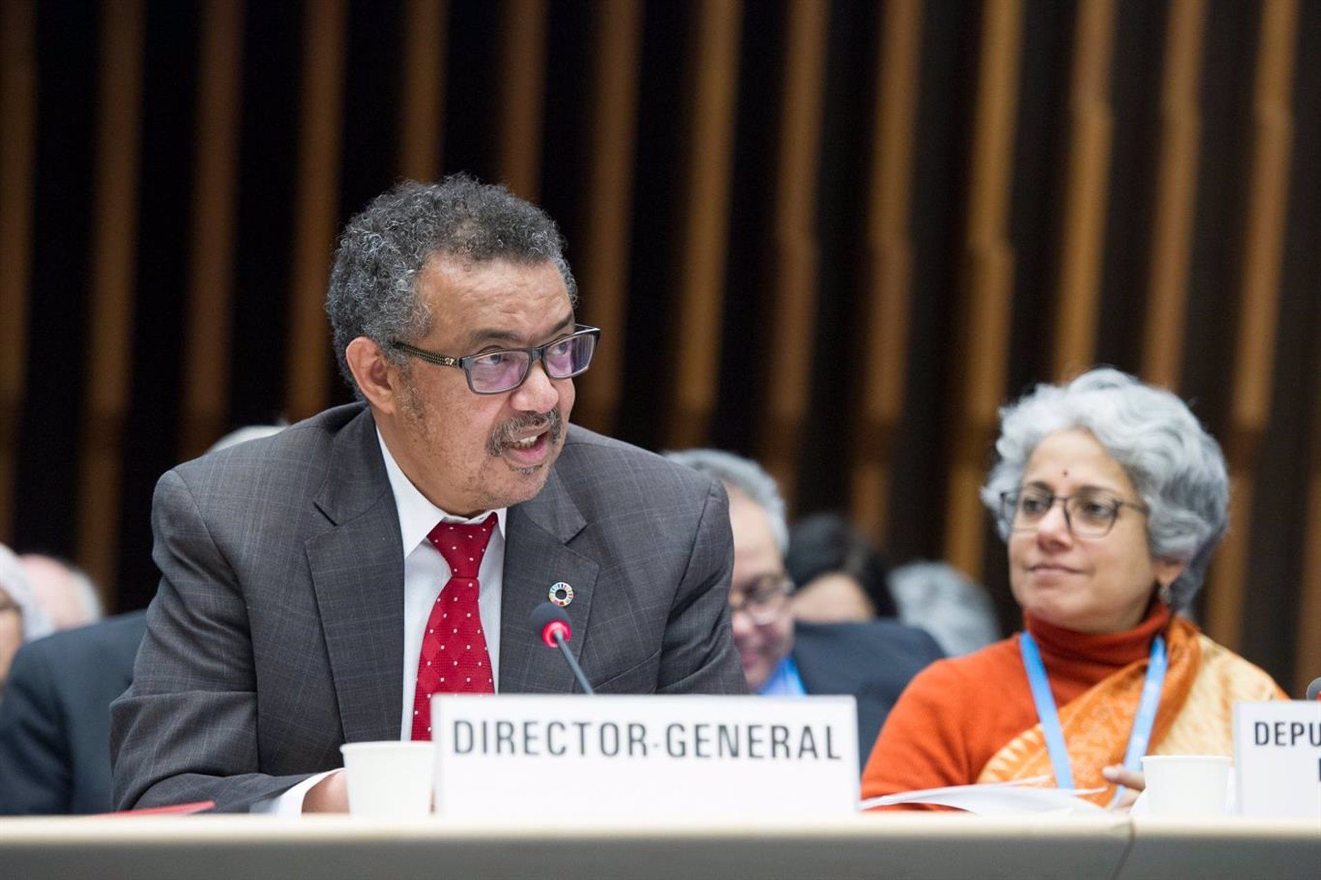 El director general de la Organización Mundial de la Salud, Tedros Adhanom Ghebreyesus. Foto OMS.