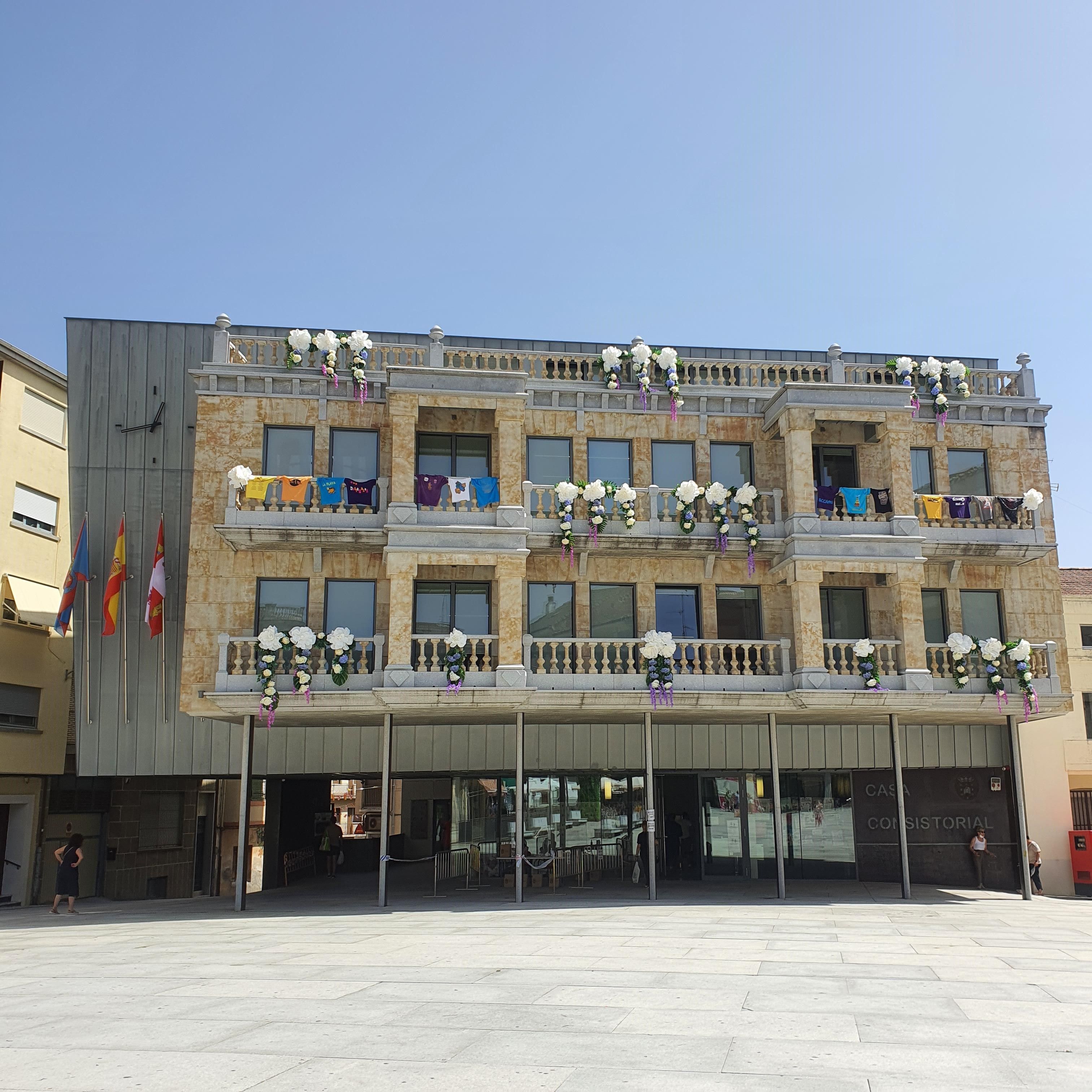 CAMISETAS PEÑAS EN AYUNTAMIENTO