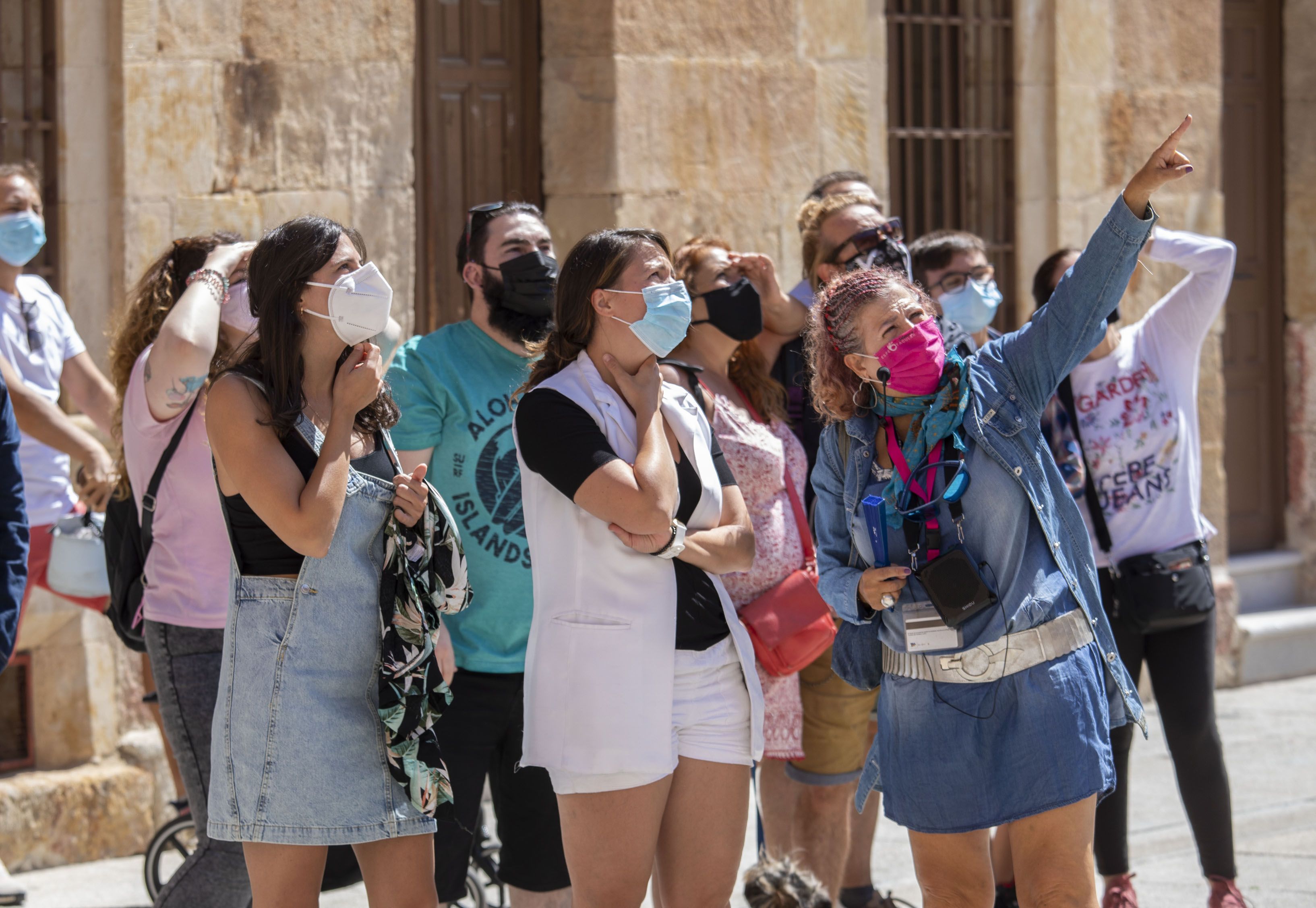 Turistas por las calles de Salamanca. Foto ICAL