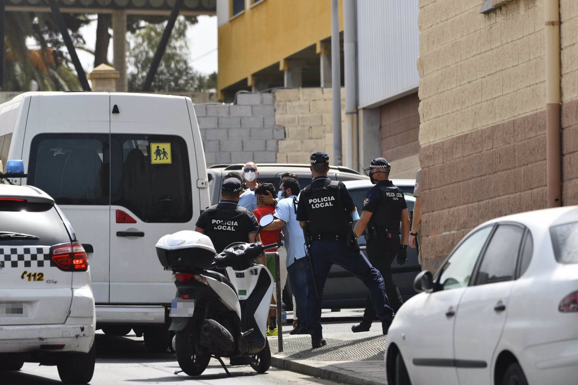 Inmigrantes llegados a Ceuta en mayo. Foto EP