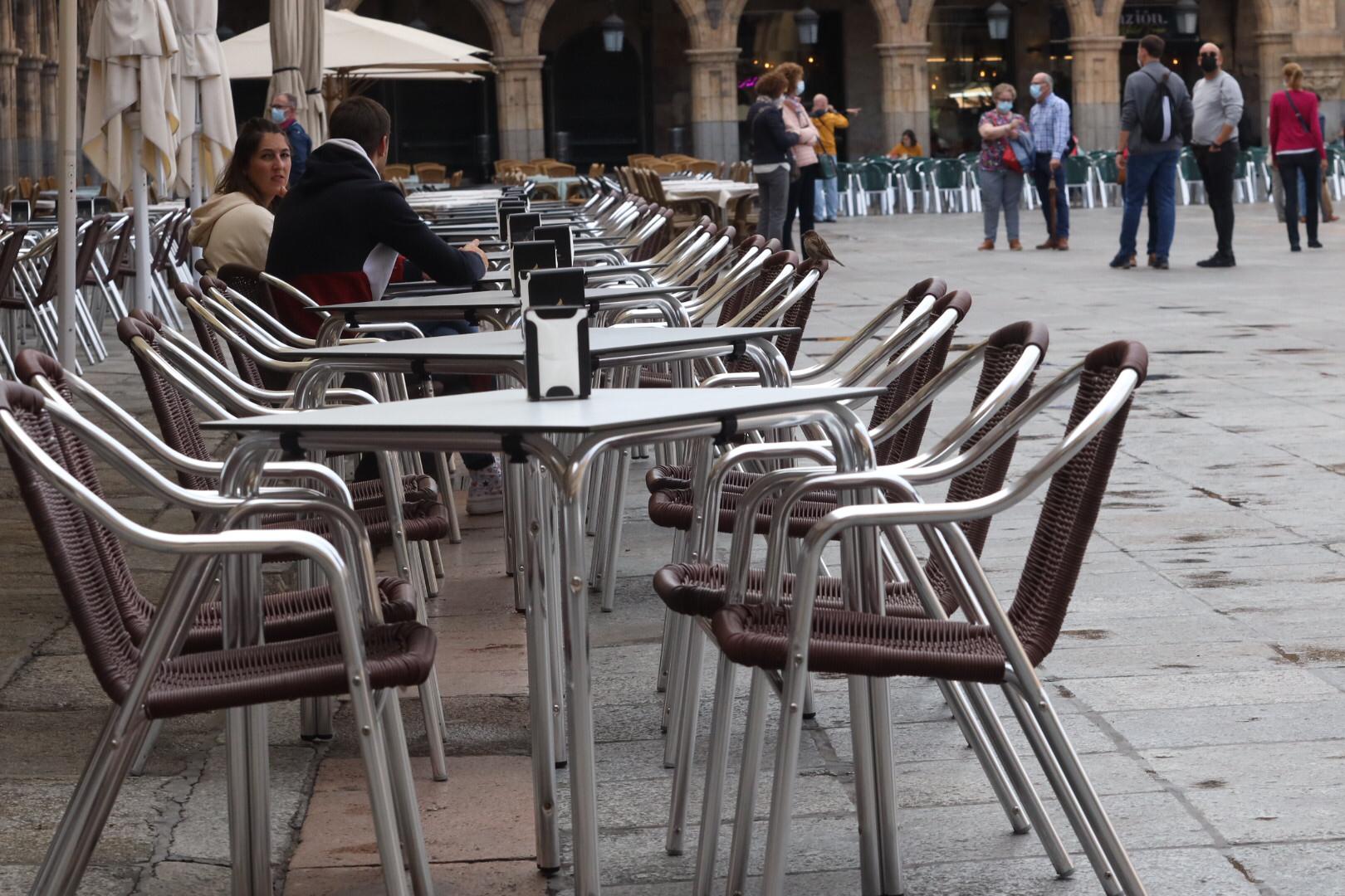 El tiempo otoñal llega a las terrazas