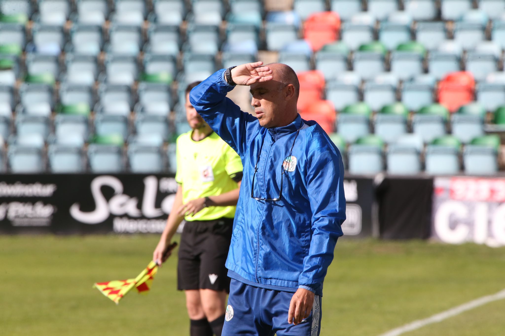 Antonio Calderón, técnico del Salamanca CF UDS / FOTO SALAMANCA24HORAS.COM