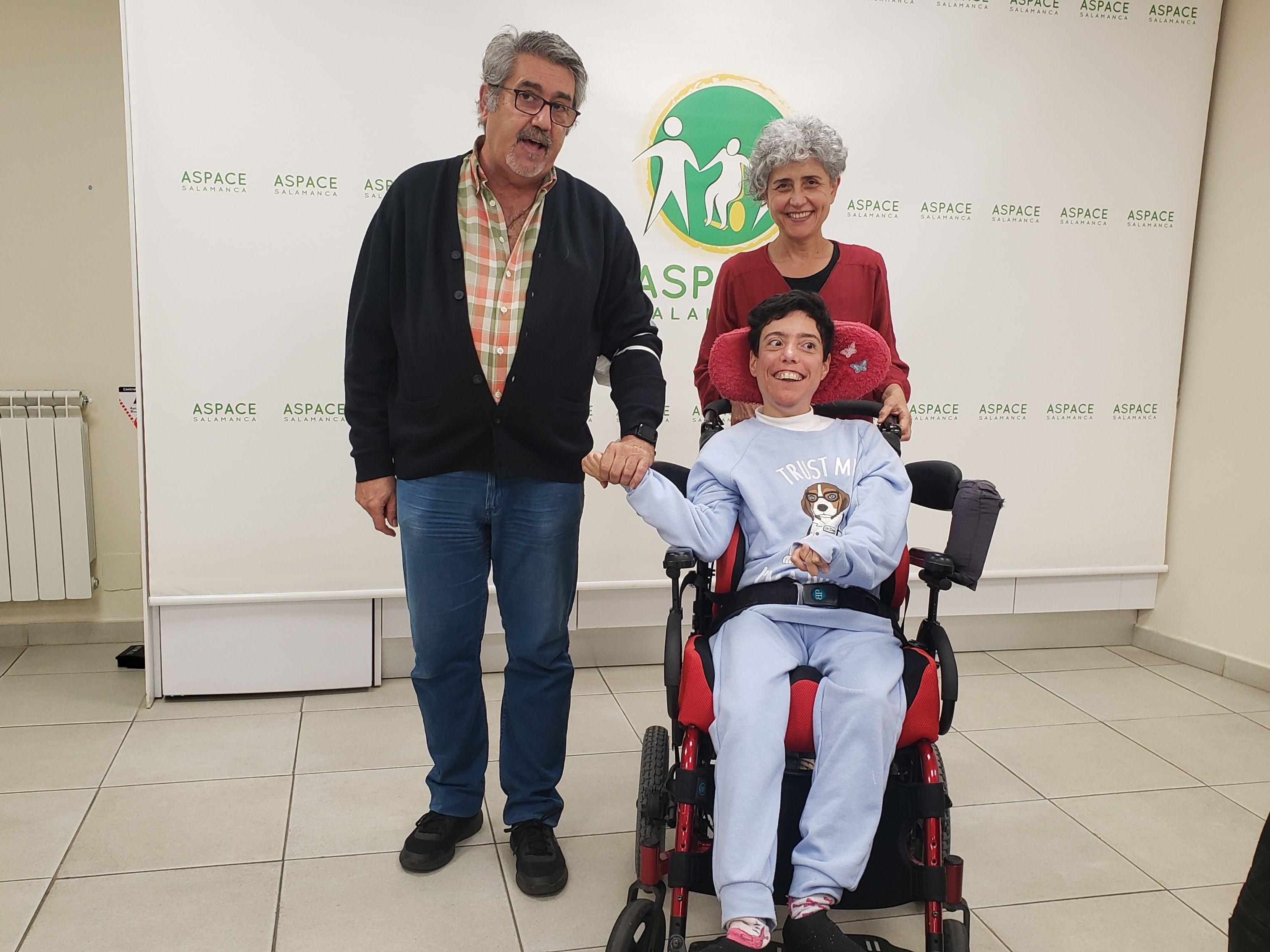 Eugenio y Maite con su hija María