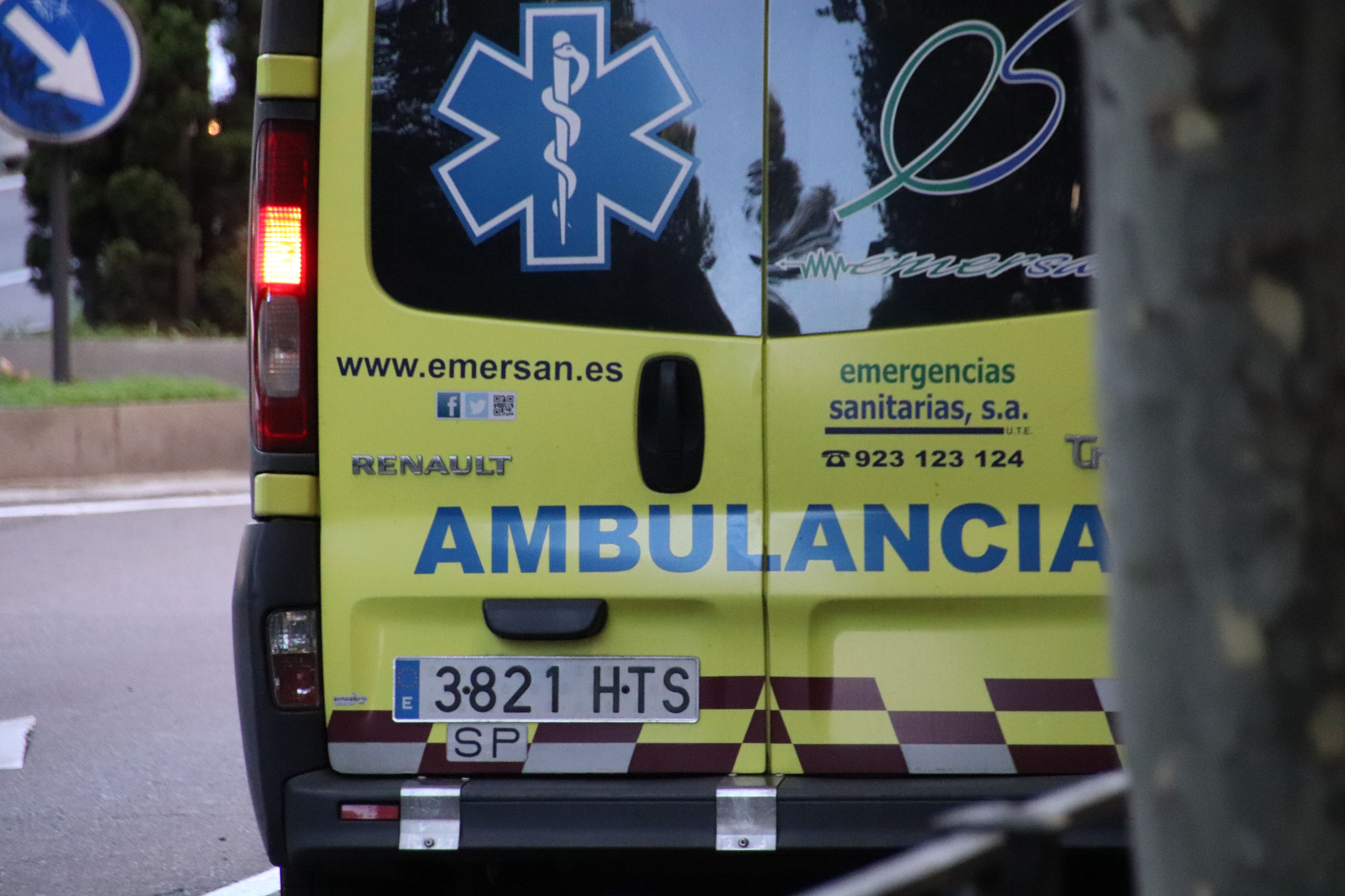 Ambulancia en Salamanca. 