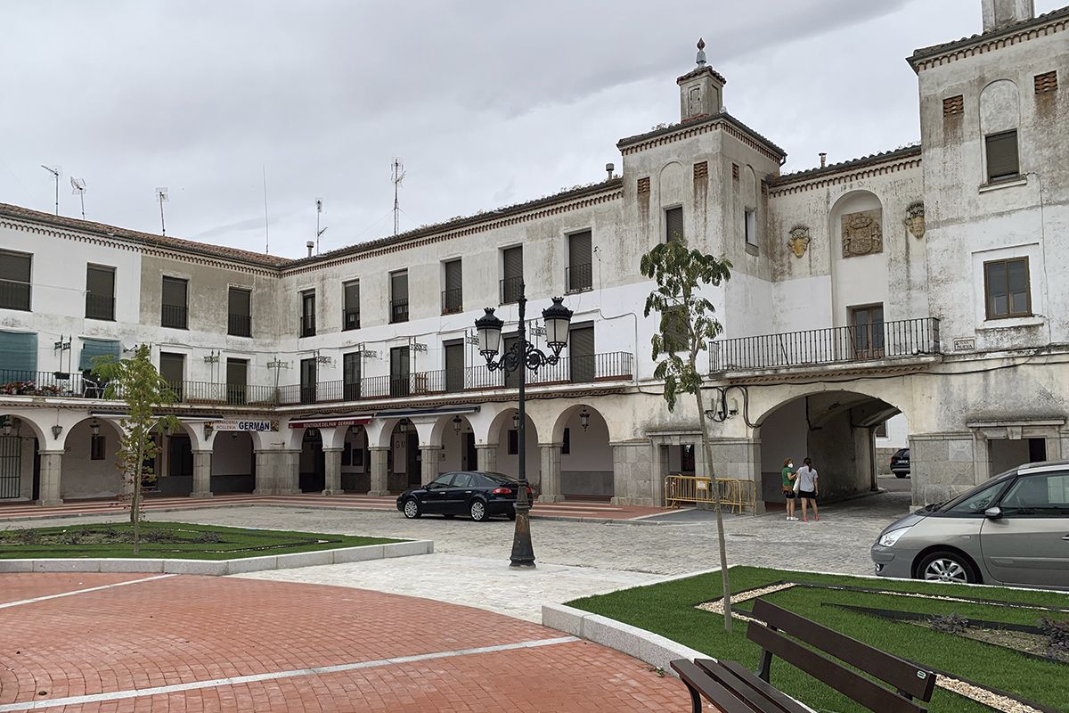 Estado de la Plaza Nueva en Peñaranda de Bracamonte