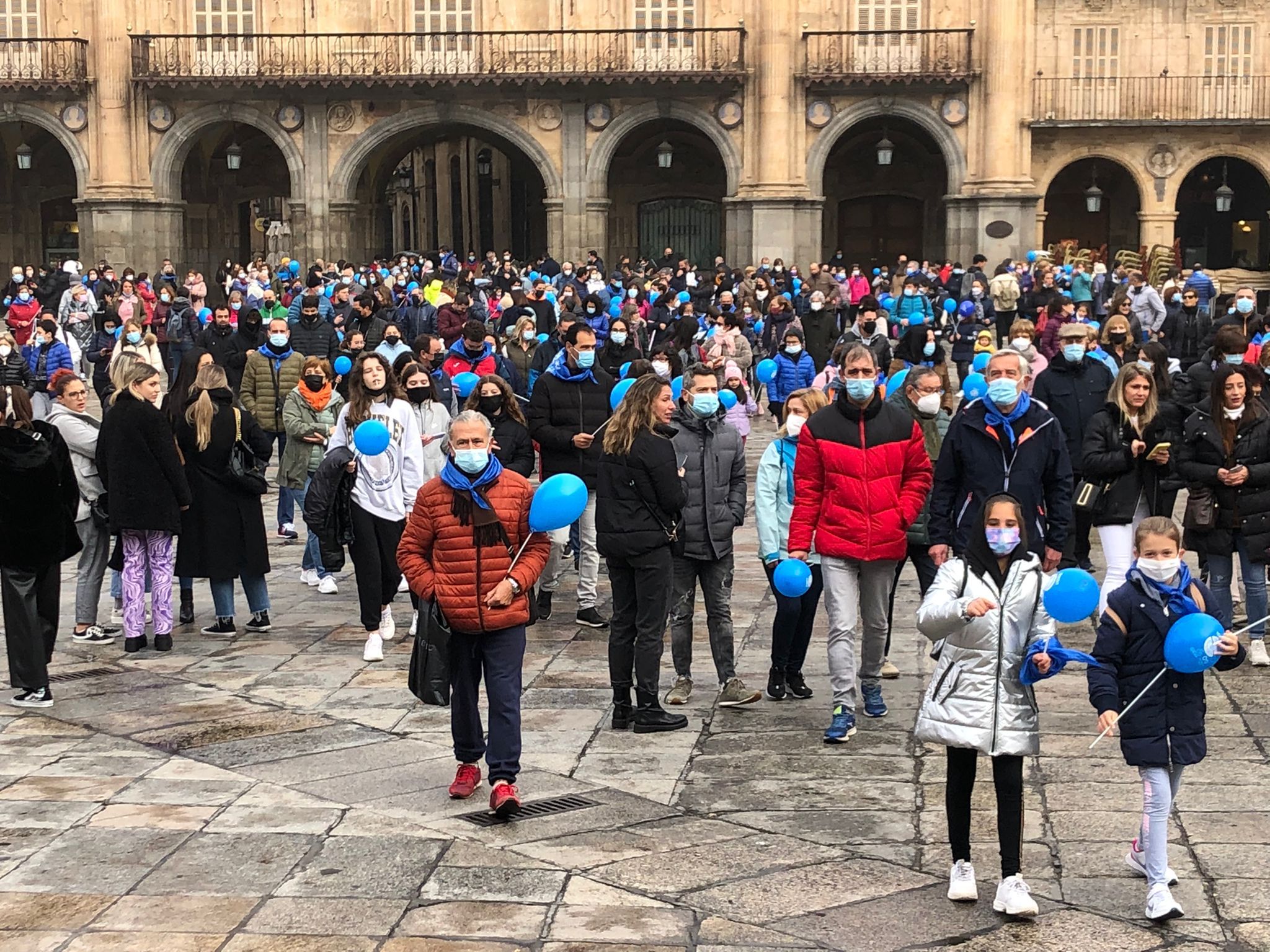 Marcha solidaria para dar visibilidad a la diabetes en Salamanca el 14 de noviembre de 2021. Foto SALAMANCA24HORAS (21)