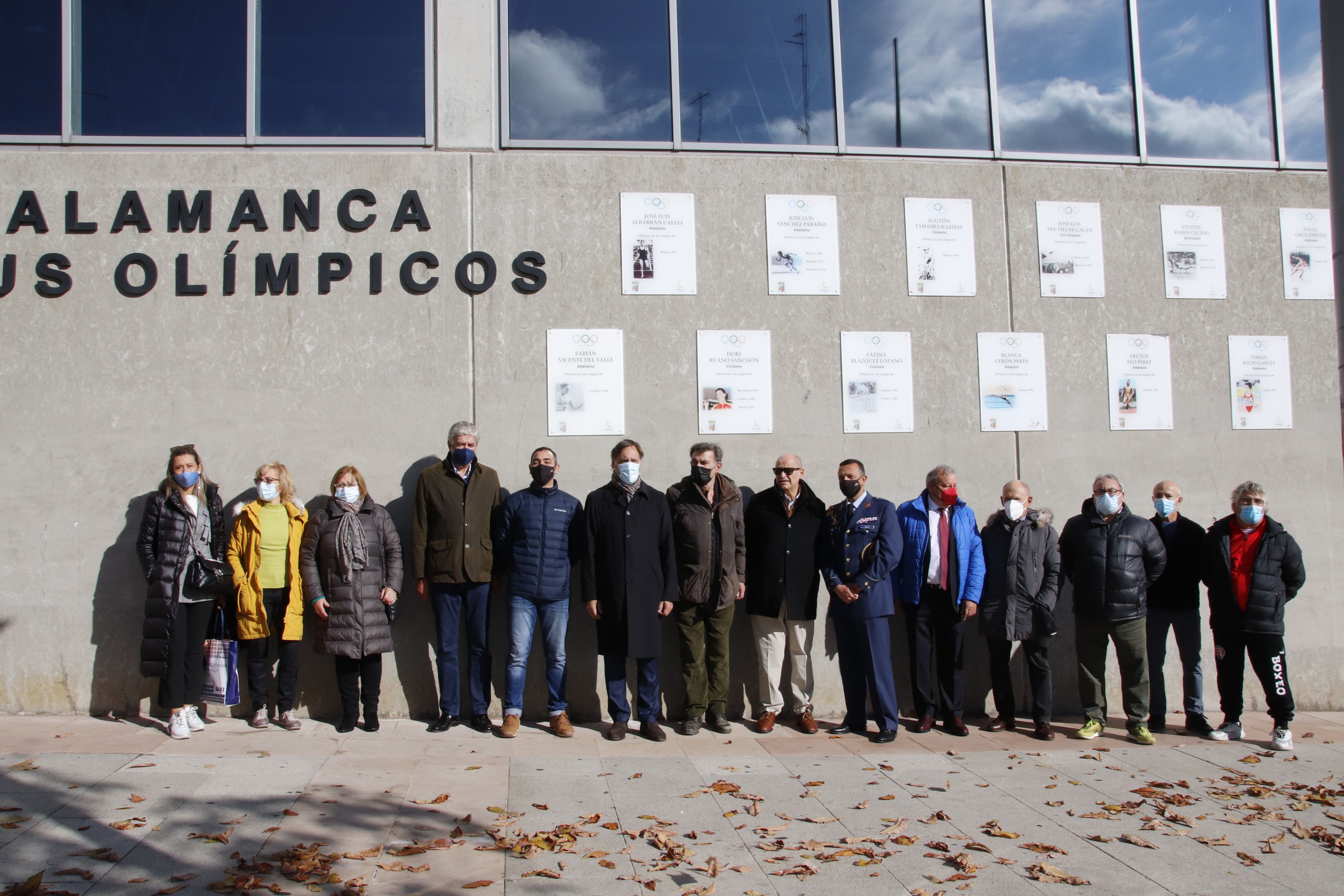 El alcalde de Salamanca, participa en el homenaje a Fabián Vicente del Valle, el "Hércules Olímpico"