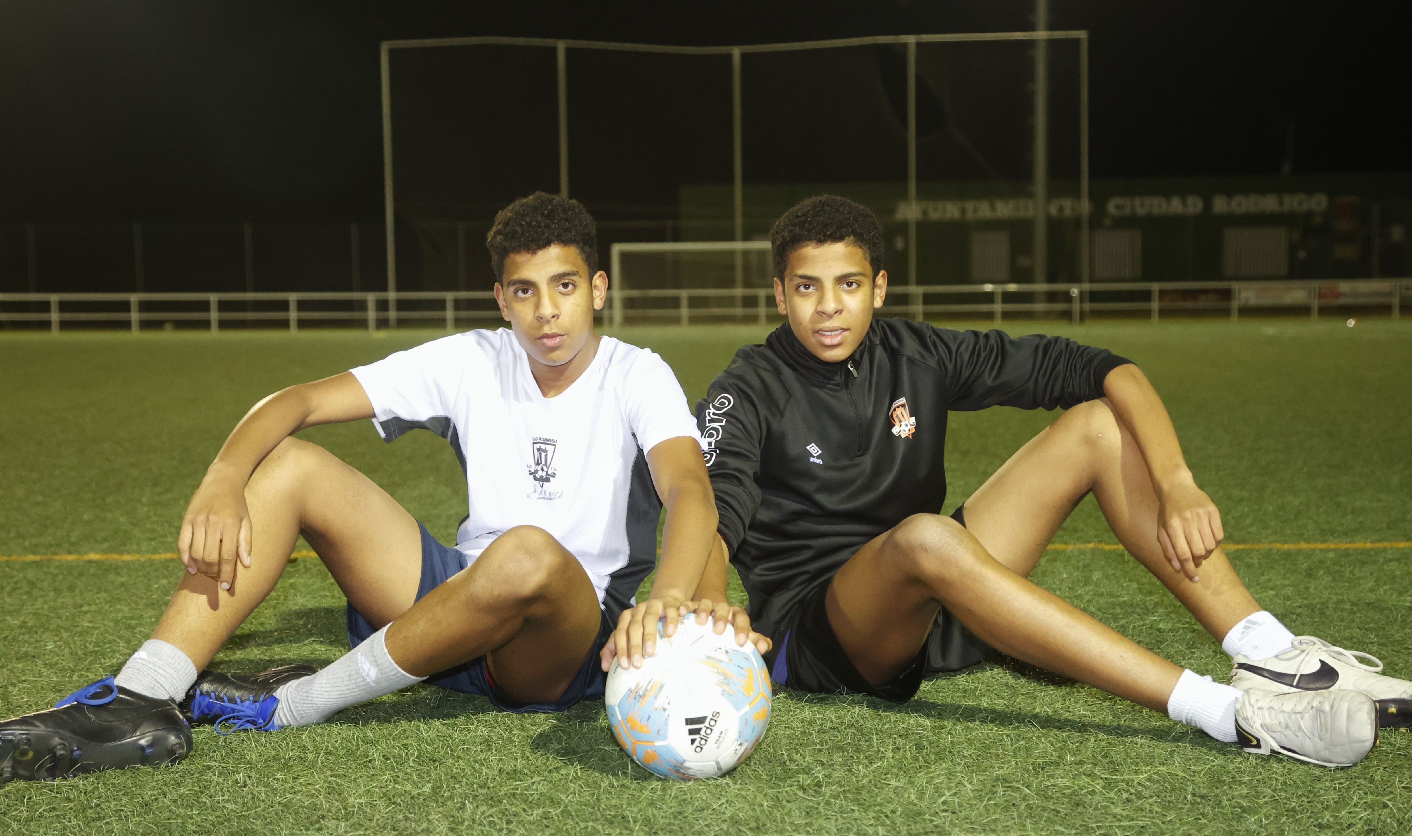 Willian y Wilson, cadetes del Ciudad Rodrigo. Foto ICAL.