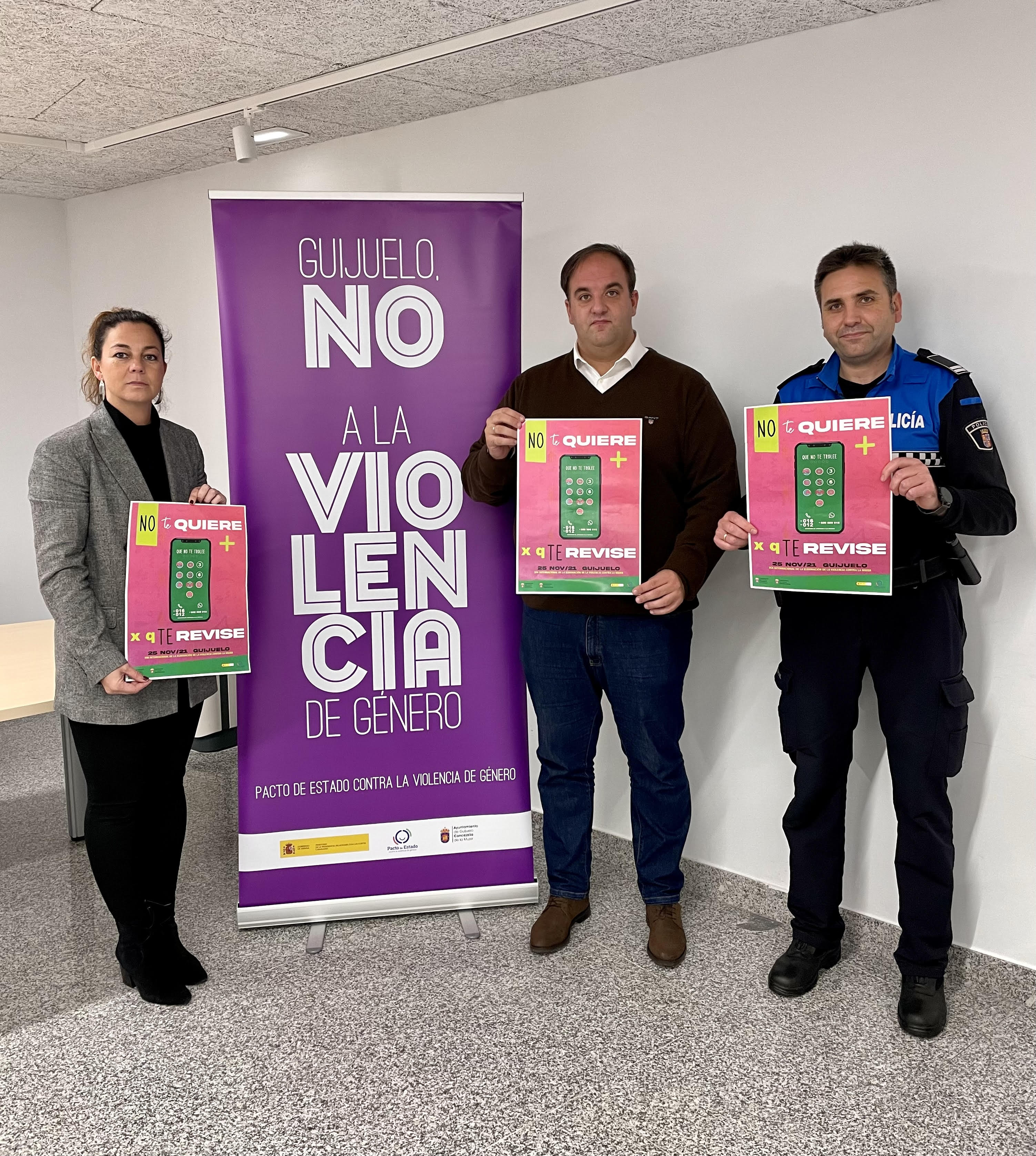 Presentación campaña 'No t quiero + xq te revise' por el 25N