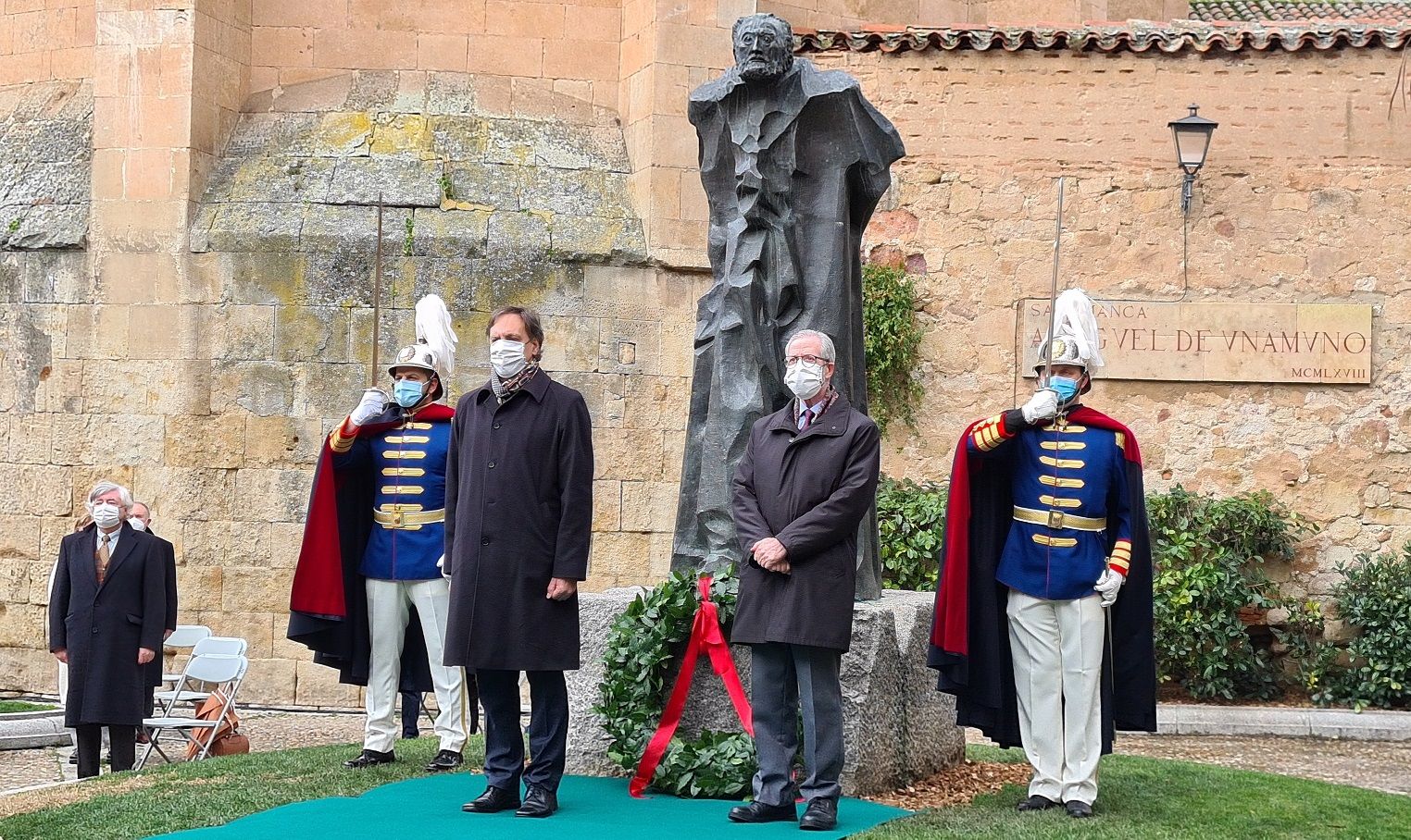 Miguel Unamuno, ofrenda floral 2020