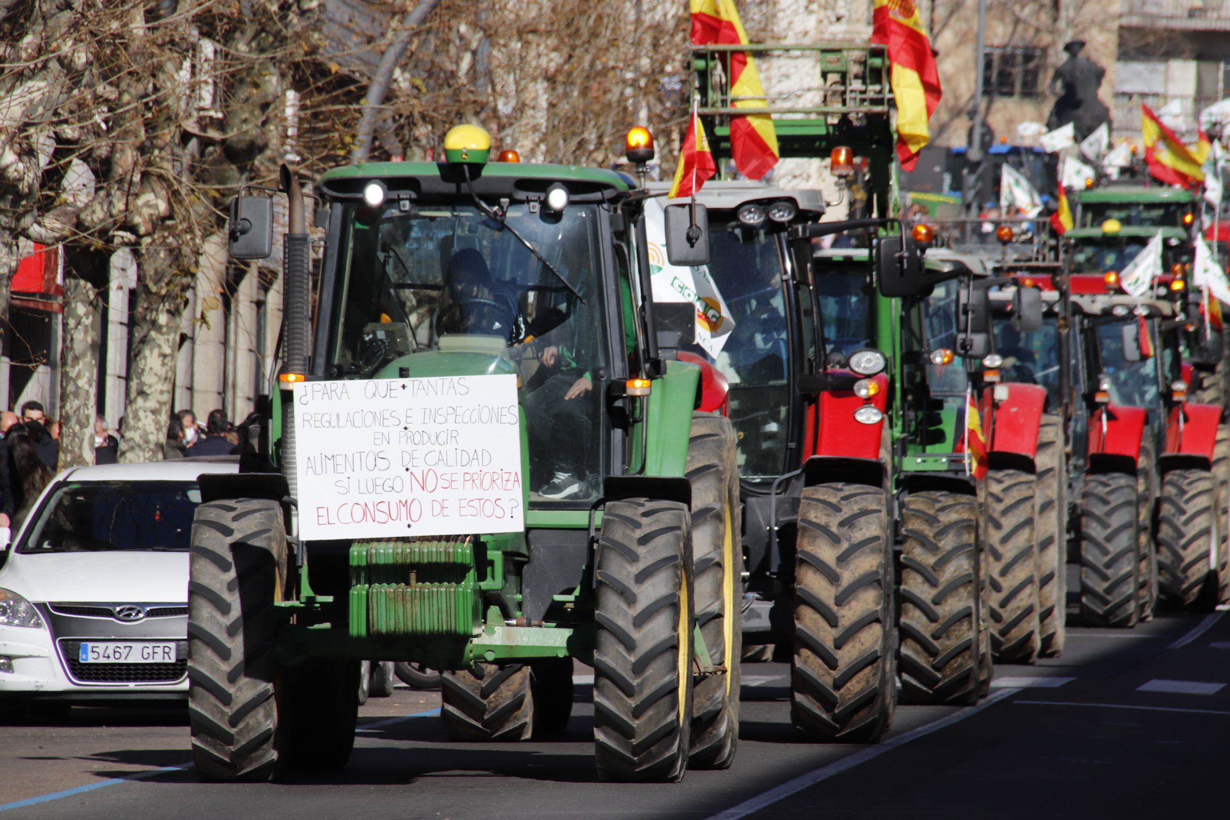 Tractorada 2022 en Salamanca | Foto de archivo Andrea M.