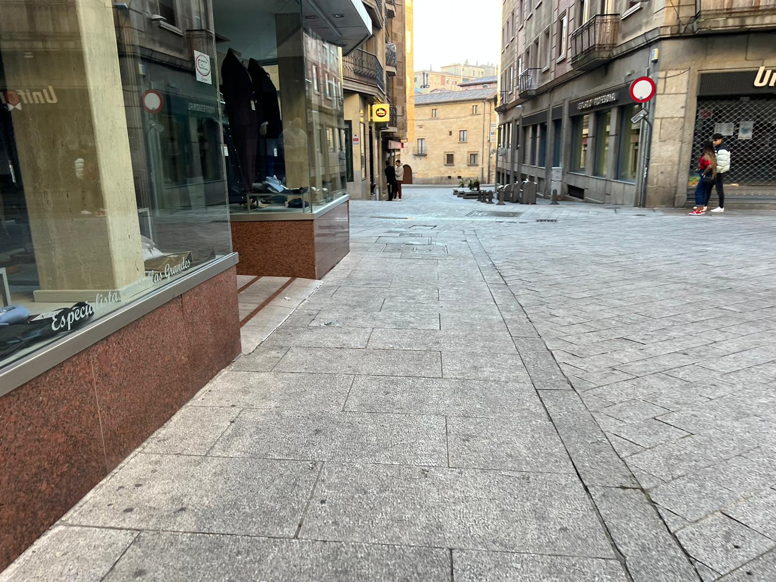 Calle Gómez Moreno, en Salamanca