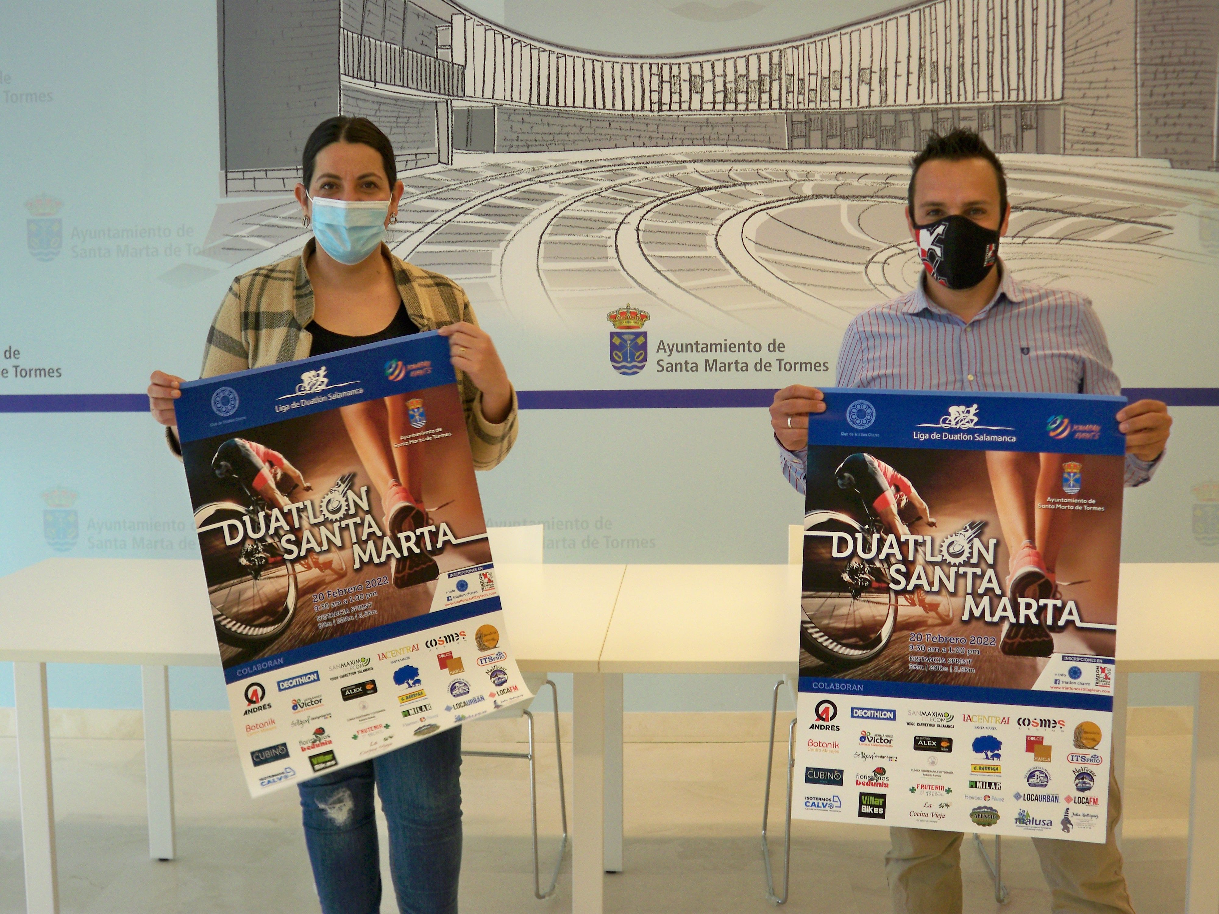 Presentación del segundo Duatlón de Carretera | FOTO AYUNTAMIENTO DE SANTA MARTA DE TORMES.