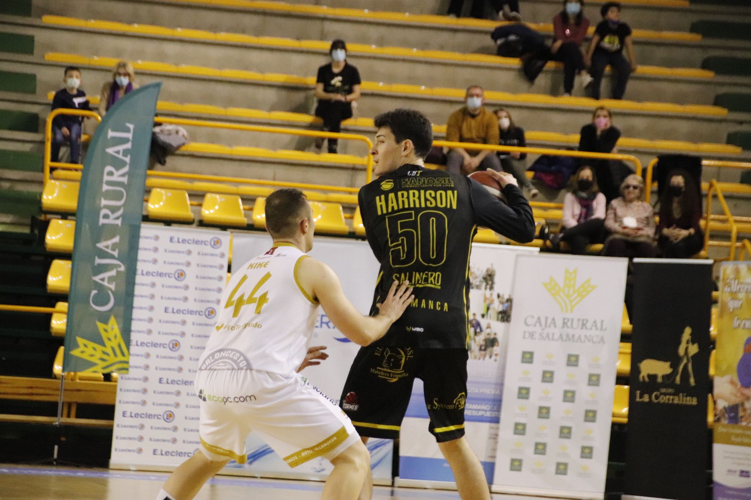 Harrison, en el partido ante Reino de León | FOTO SALAMANCA24HORAS.COM