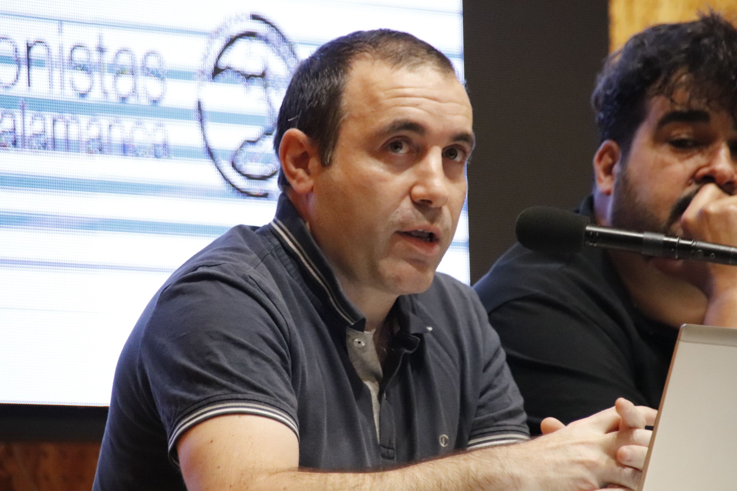 Roberto Pescador, en la Asamblea de Unionistas | FOTO SALAMANCA24HORAS.COM