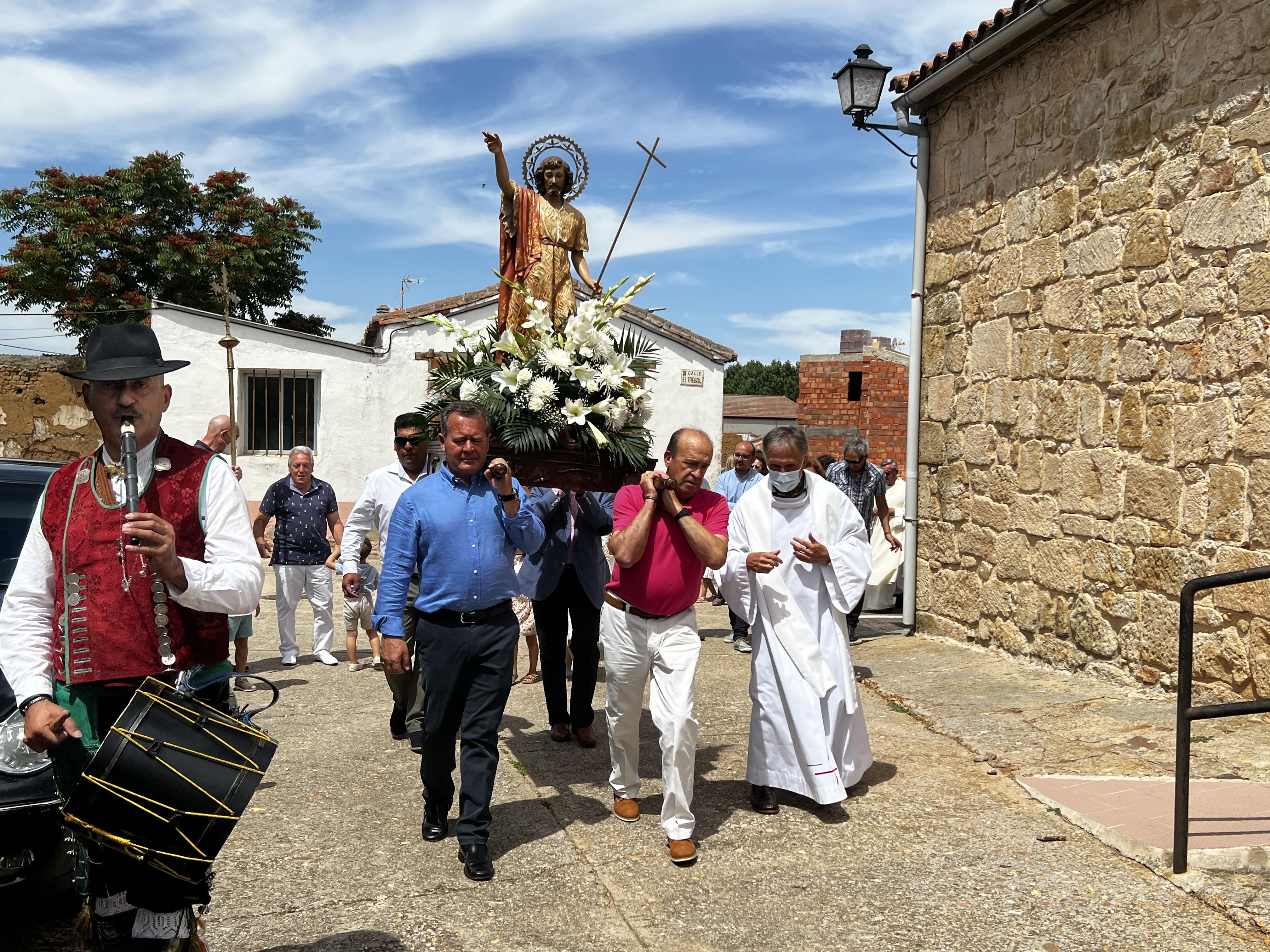 Procesión San Juan Bautista en Calzada de Don Diego