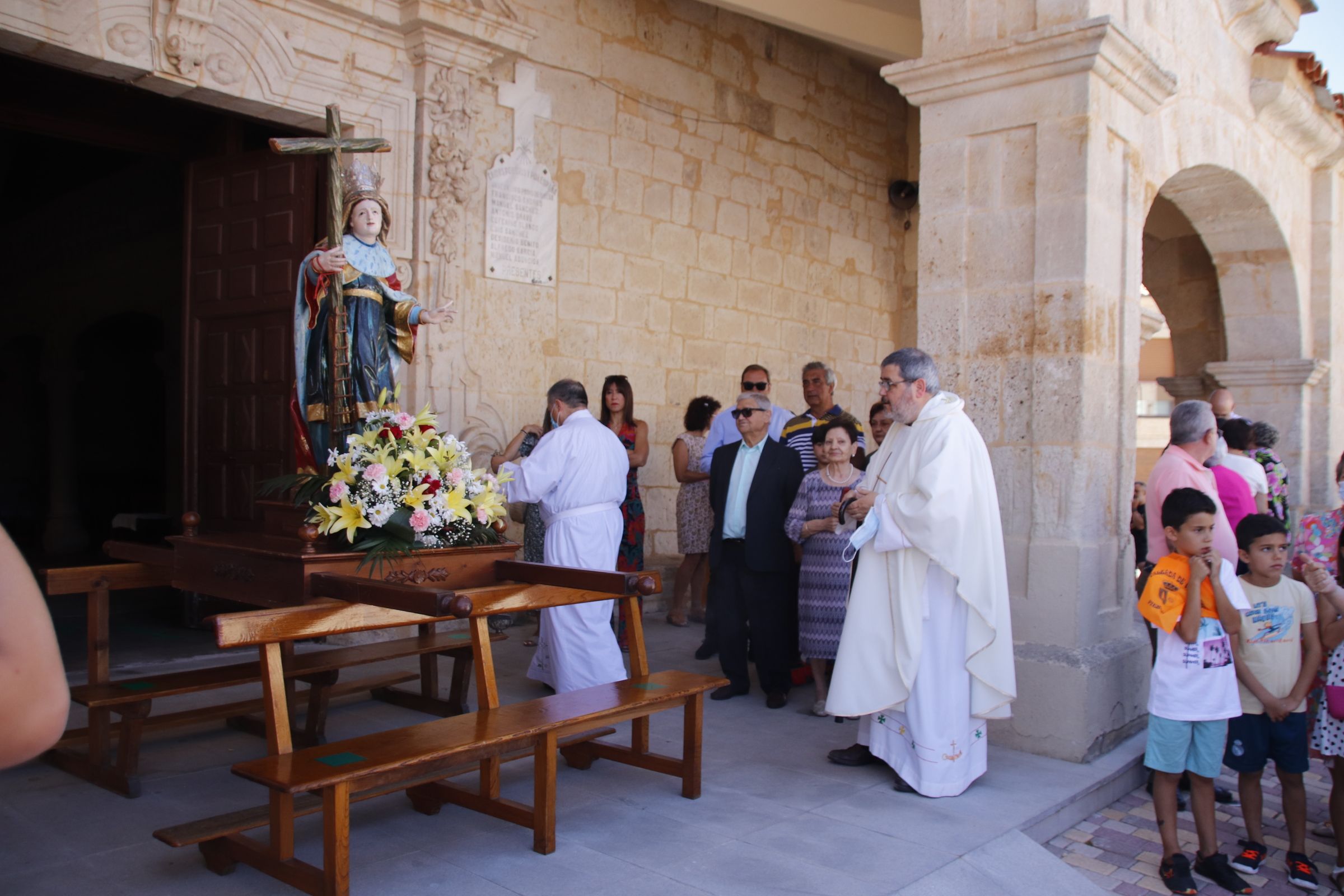 Calzada de Valdunciel misa procesión Santa Elena 