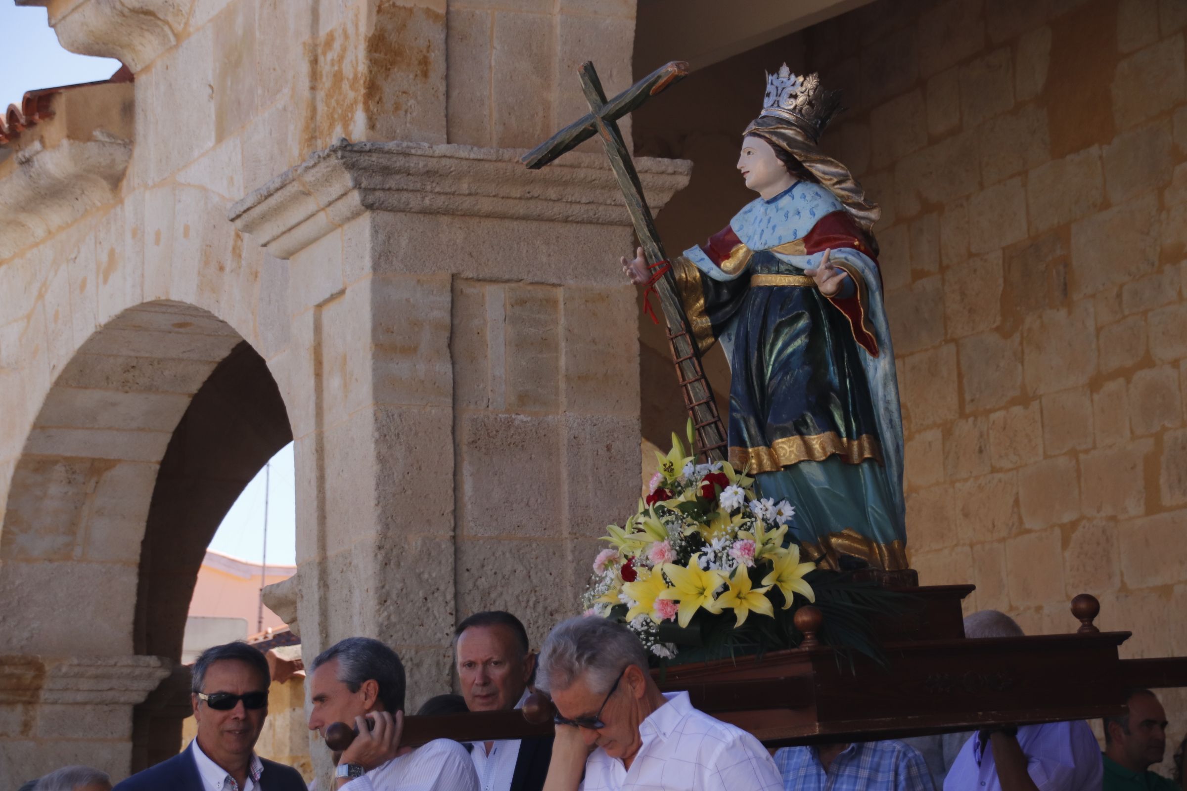 Calzada de Valdunciel misa procesión Santa Elena 