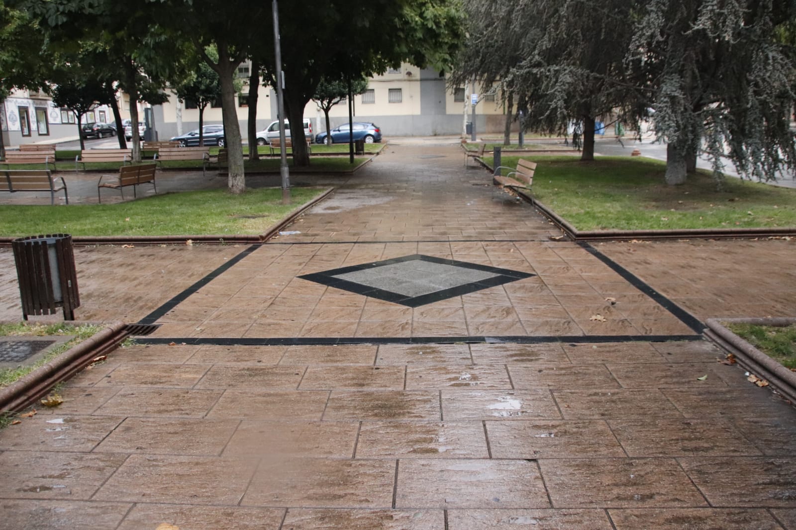 Lluvia en Salamanca. Archivo,