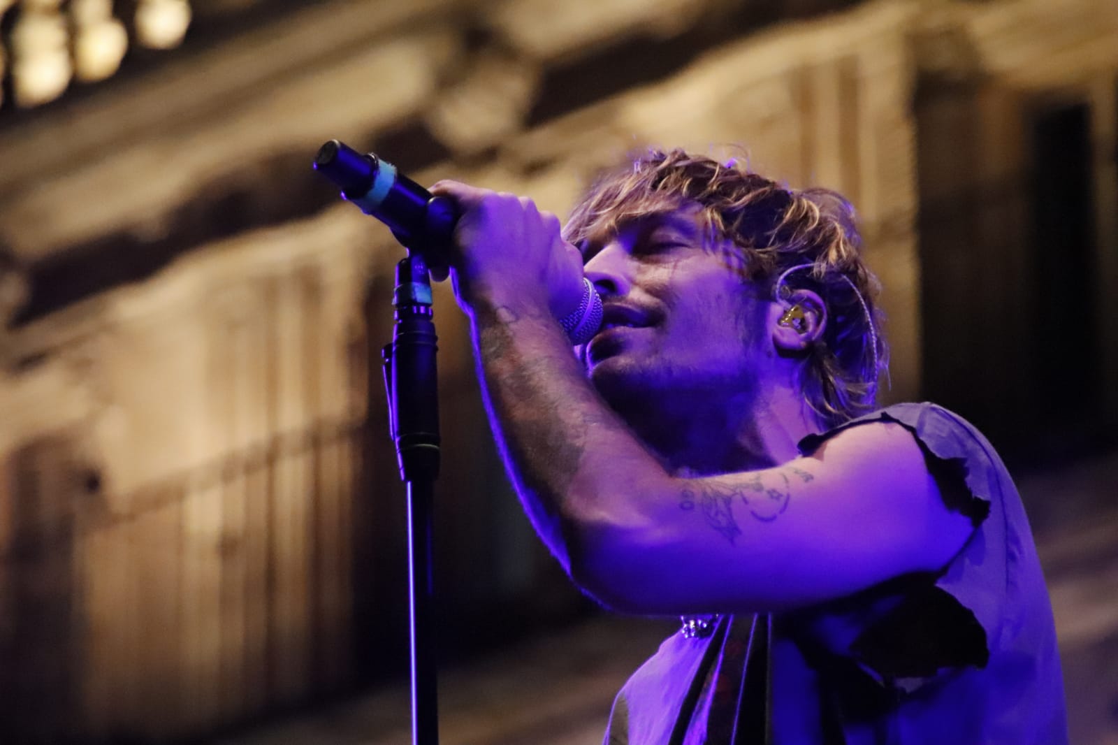 Concierto de Marlon en la Plaza Mayor de Salamanca con motivo de las Ferias y Fiestas de Salamanca de 2022