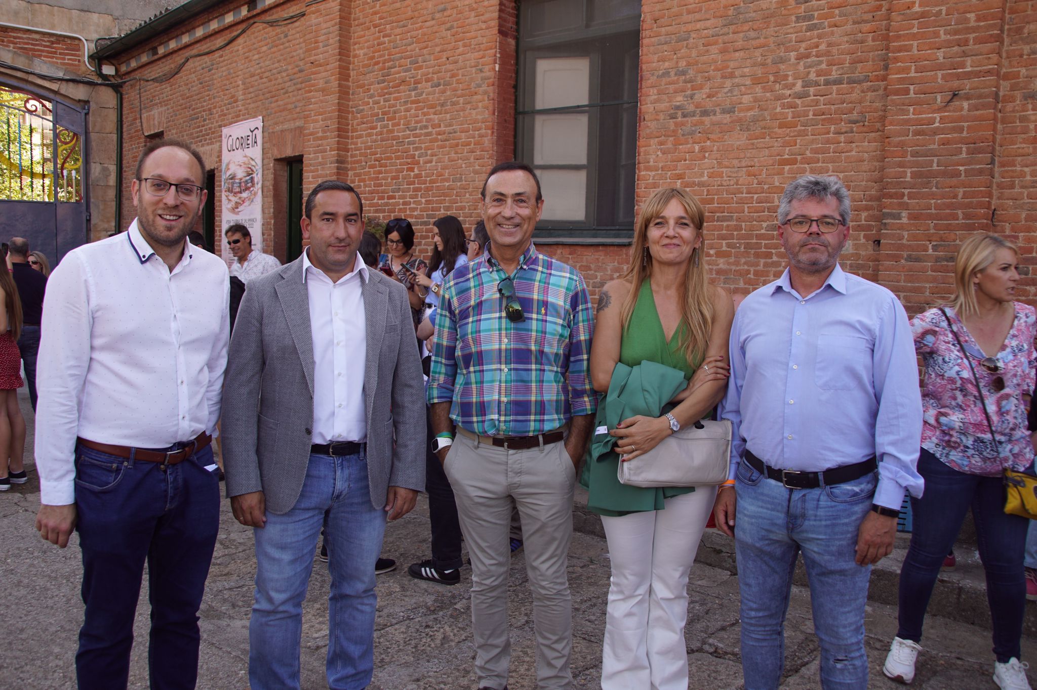 ambiente en el patio de cuadrillas de La Glorieta este domingo  (20)