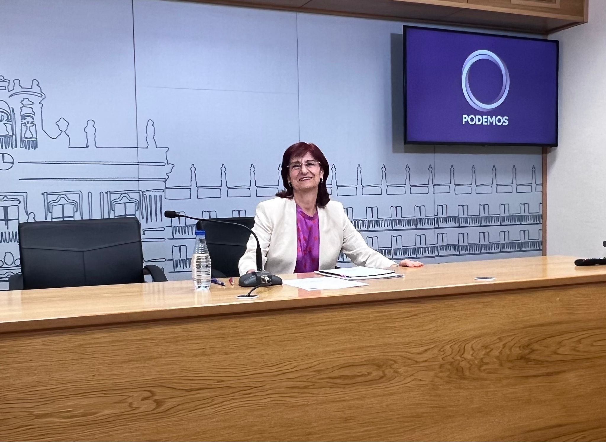 Carmen Díez, concejala de Podemos en Salamanca. Foto de archivo