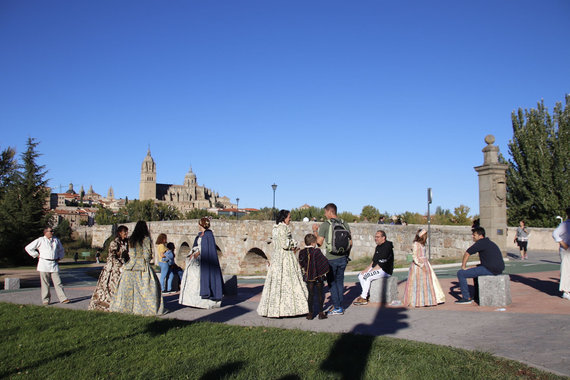 Desfile del Cortejo Real por la ciudad de Salamanca