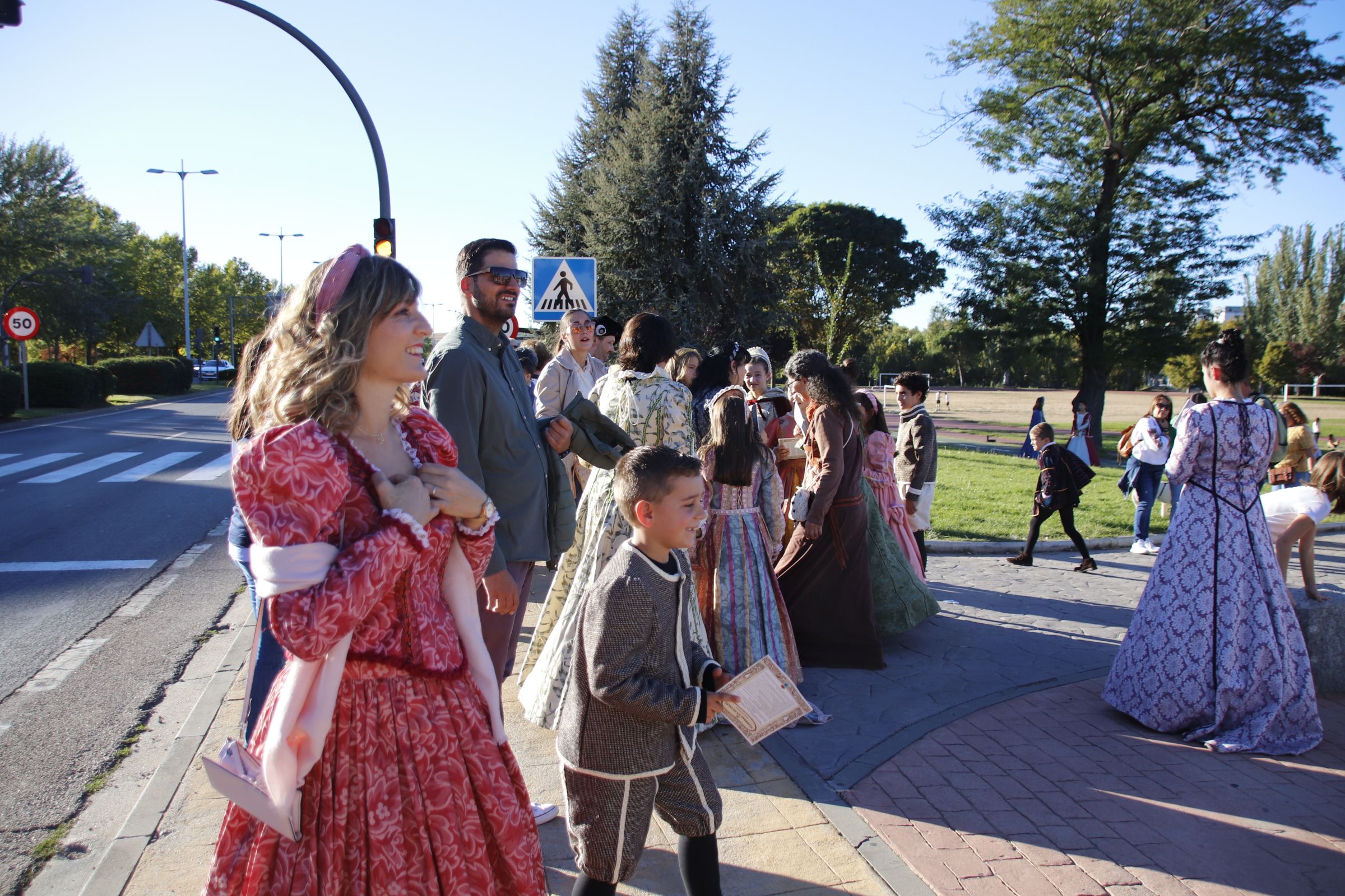 Desfile del Cortejo Real por la ciudad de Salamanca